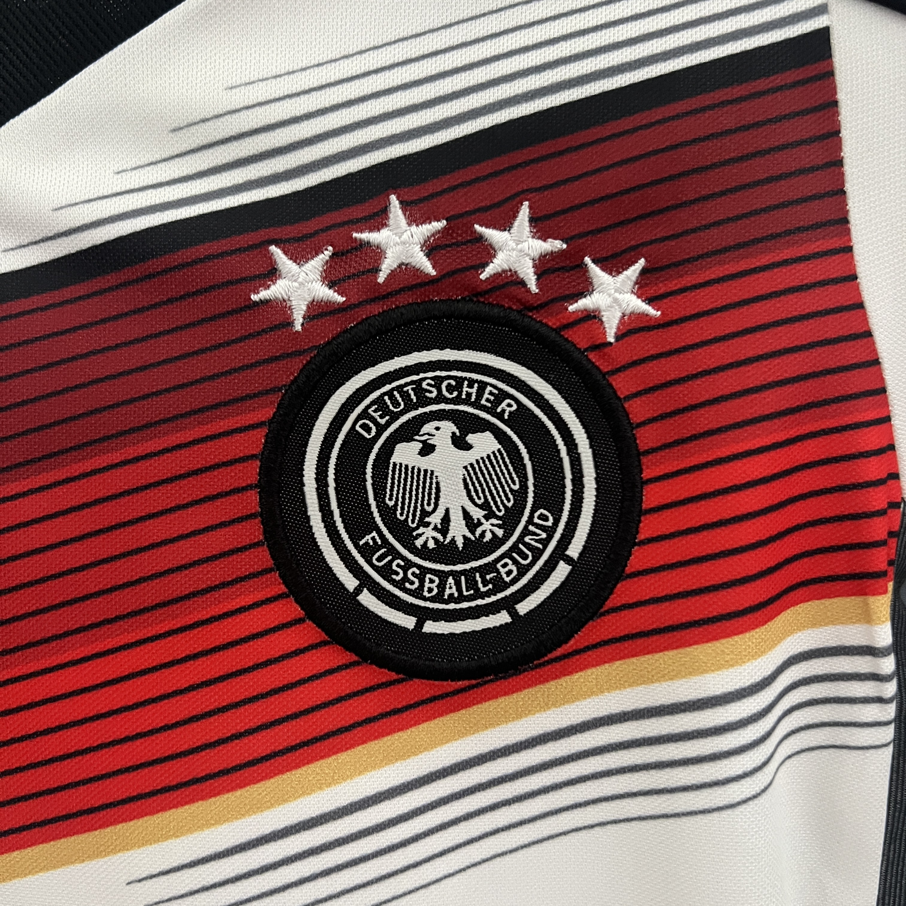 Retro Germany 2014 Home Stadium Kids Kit - UnitedFutballJersey