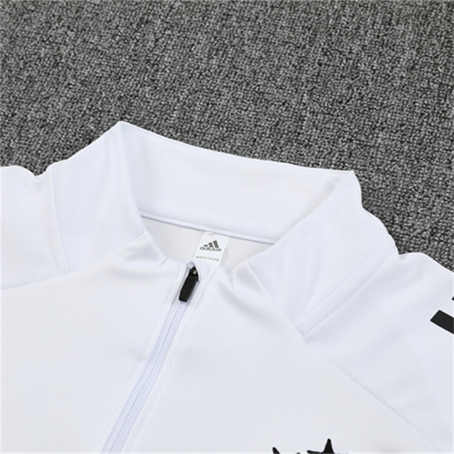 Germany 25-26 Kids Long Sleeve Training Set - White Top and Black Pants - UnitedFutballJersey
