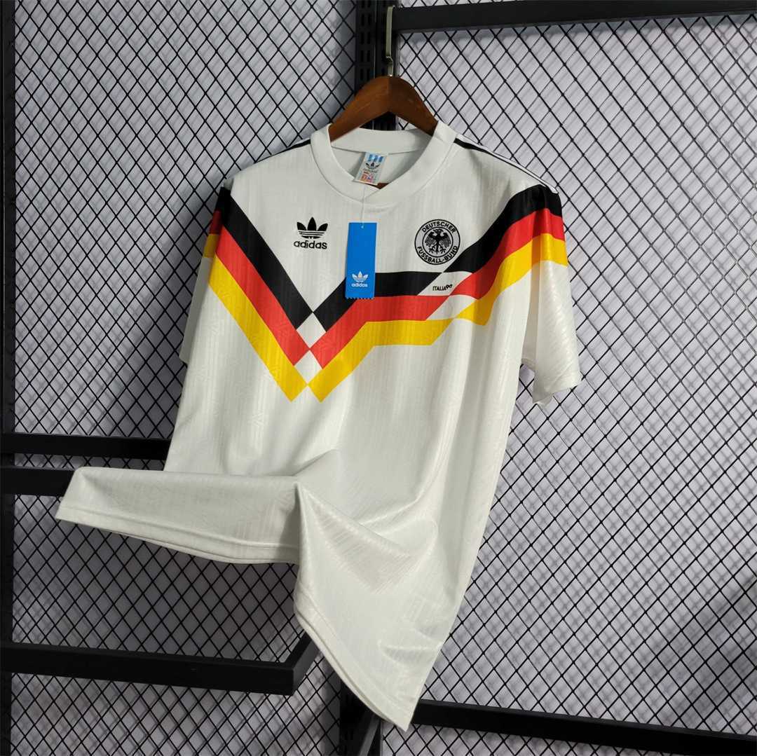 Retro Germany 1990 Home Stadium Jersey - UnitedFutballJersey