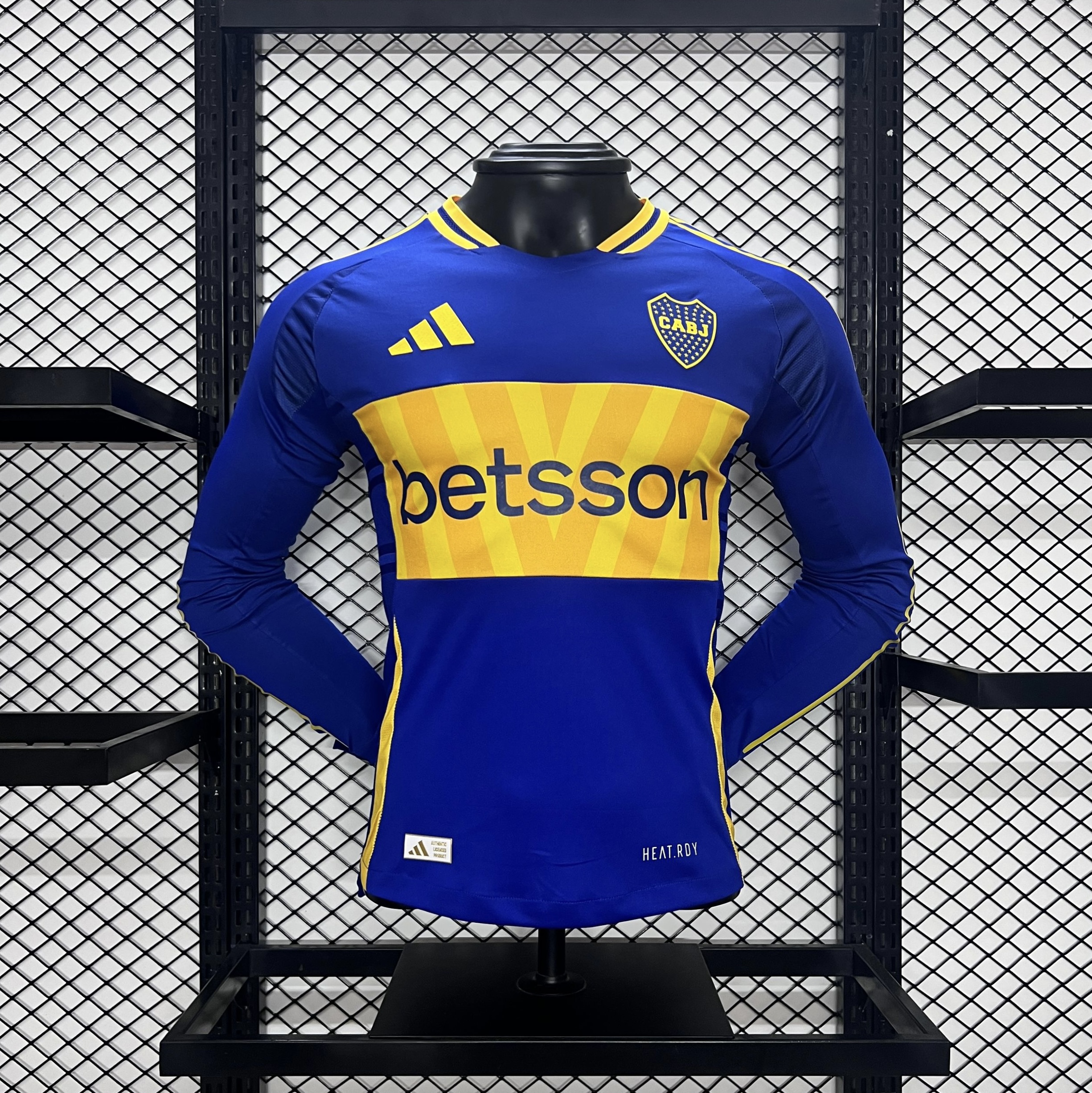 Boca Juniors 24-25 Home Long Sleeve Jersey - Player Version - UnitedFutballJersey