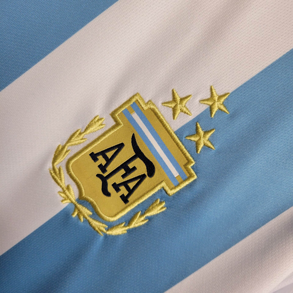 Argentina 3 Stars 22-23 Home Long Sleeve Jersey - Fans Version - UnitedFutballJersey
