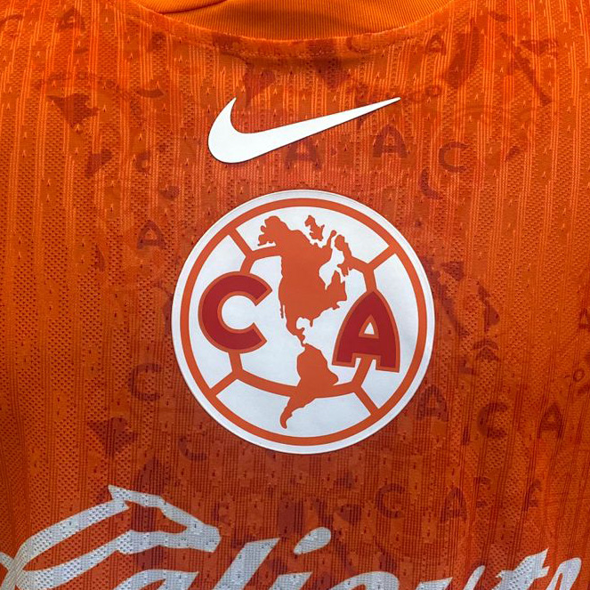 Club América 24-25 Orange Goalkeeper Jersey - Player Version - UnitedFutballJersey