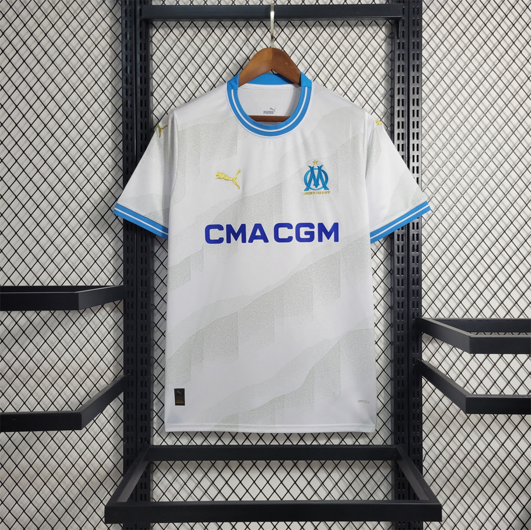 Marseille 23-24 Home Stadium Jersey - Fans Version - UnitedFutballJersey