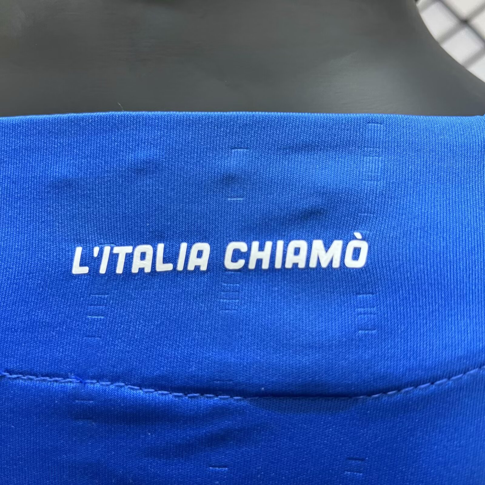 Italy 2024 Home Stadium Long Sleeve Jersey - Player Version - UnitedFutballJersey