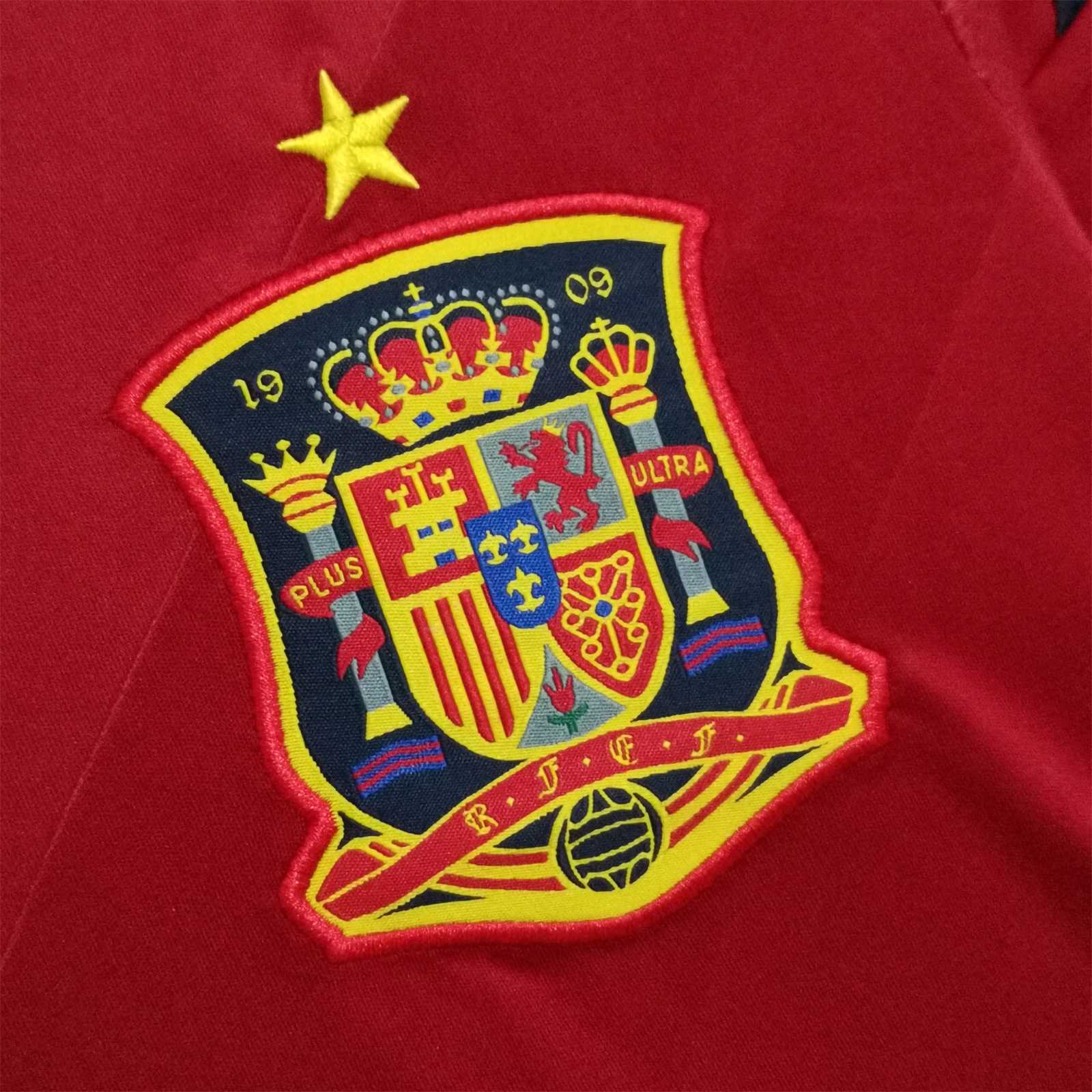 Retro Spain 2012 Home Stadium Jersey - UnitedFutballJersey