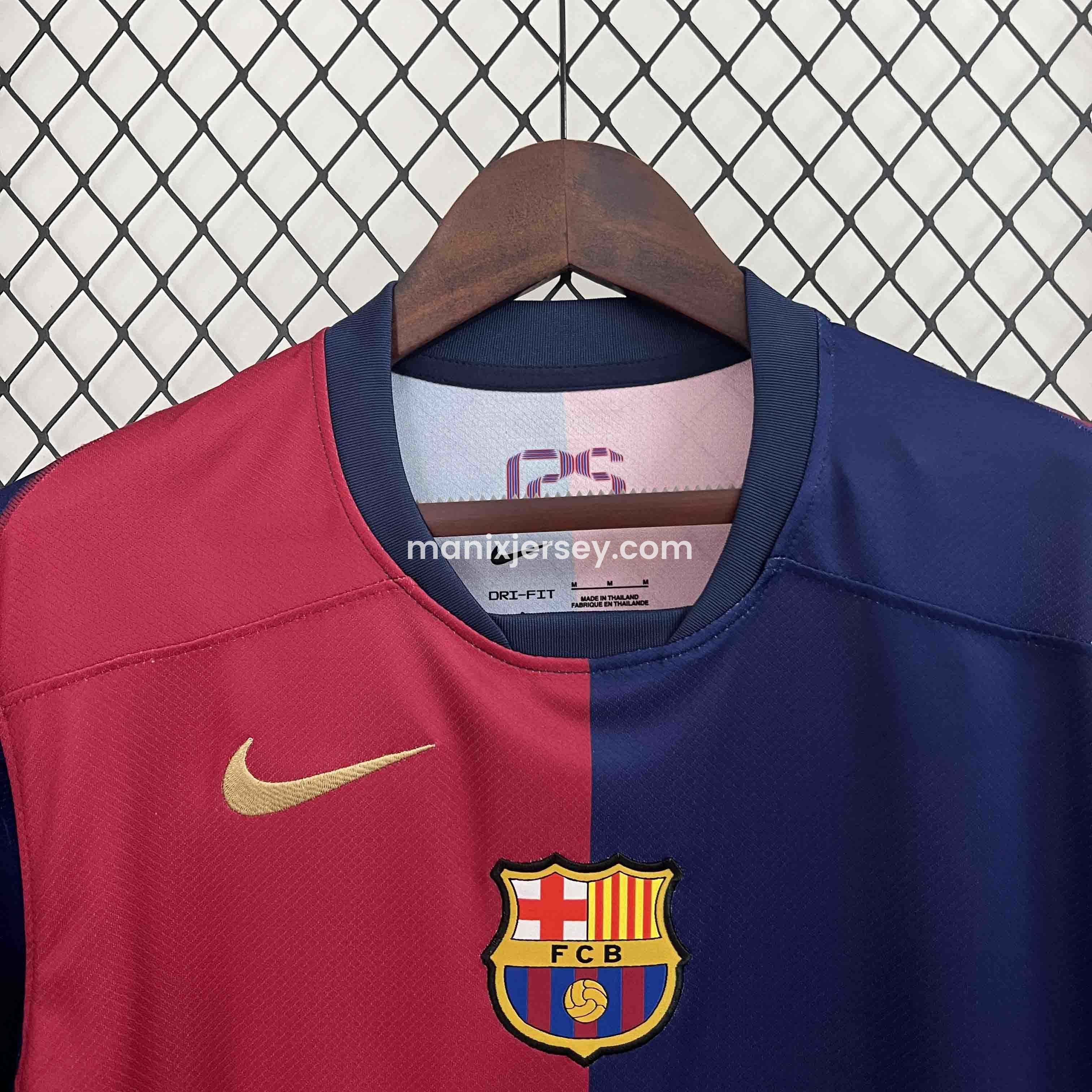 【Copa del Rey Patch Set】Barcelona 24-25 Home Jersey - Fans Version - UnitedFutballJersey