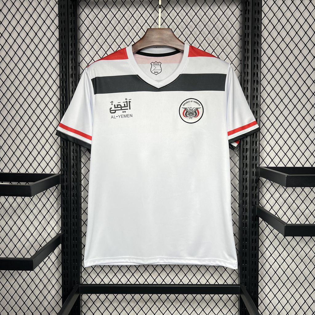 Yemen 24-25 White Jersey - Fans Version - UnitedFutballJersey
