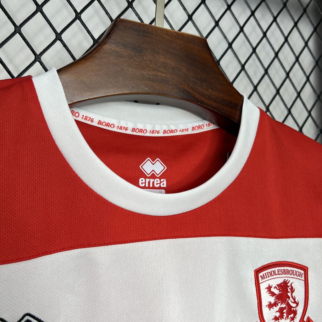 Middlesbrough 24-25 Home Stadium Jersey - Fans Version - UnitedFutballJersey