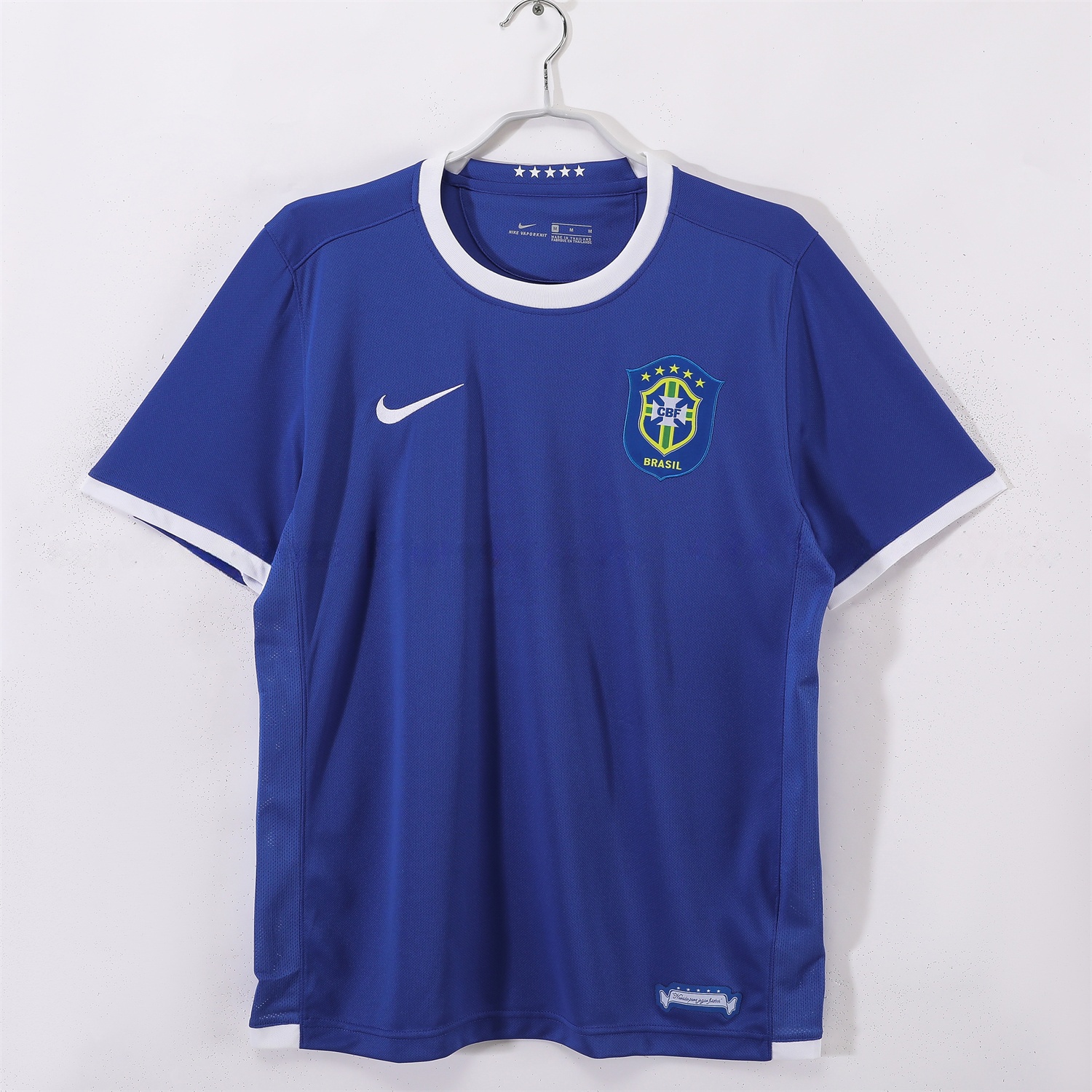 Retro Brazil 2006 Away Blue Jersey - UnitedFutballJersey
