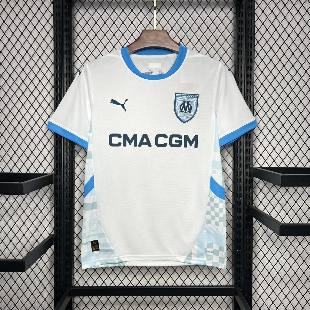 Marseille 24-25 Home Stadium Jersey - Fans Version - UnitedFutballJersey
