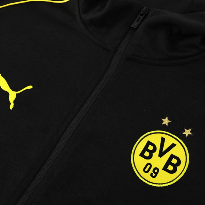 Dortmund 24-25 Training Hoodie Set - Black Hoodie and Pants - UnitedFutballJersey