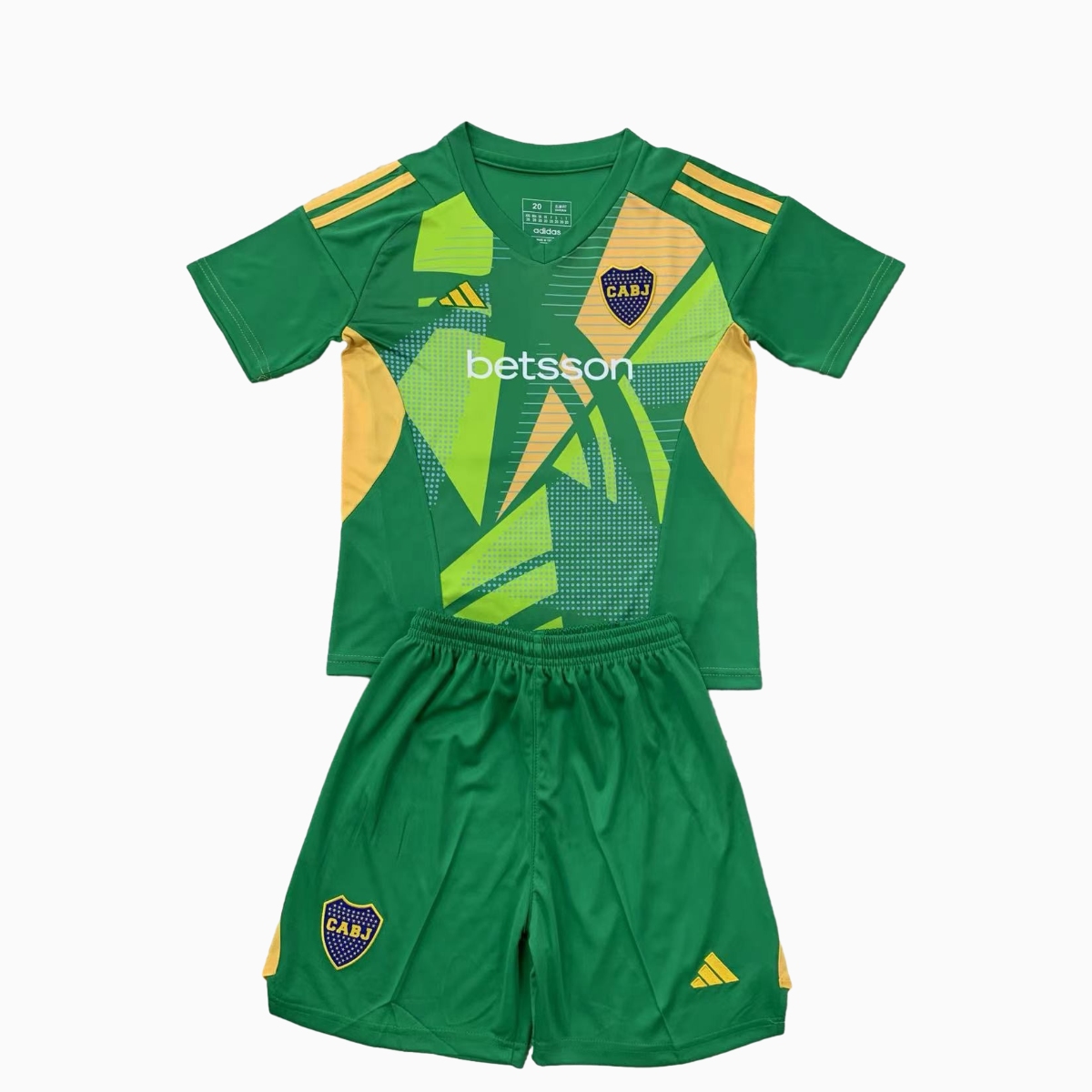 Boca Juniors 24-25 Fruit Green Goalkeeper Men's Adult Jersey Set - Fans Version - UnitedFutballJersey
