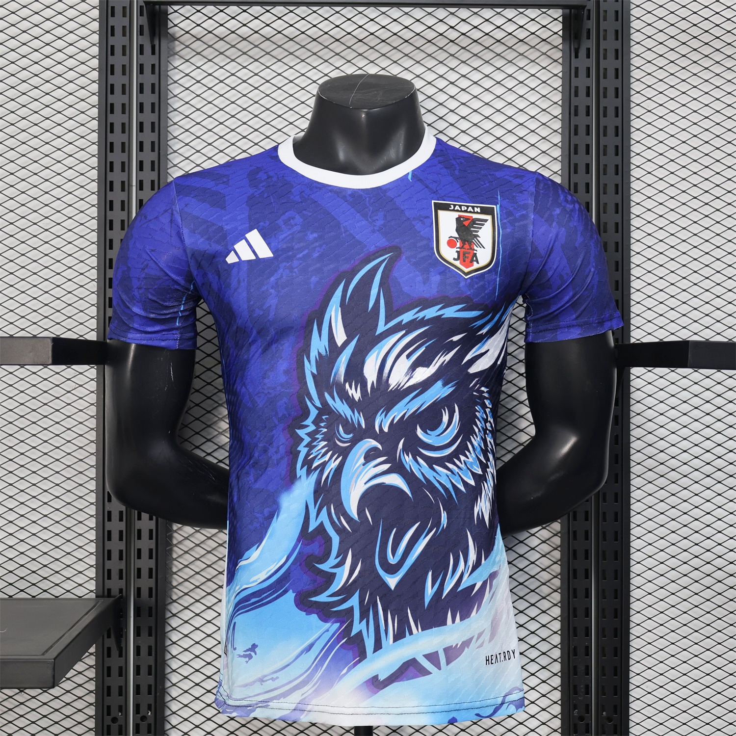 Japan 25-26 Light Blue Owl Deep Blue Special Jersey - Player Version - UnitedFutballJersey