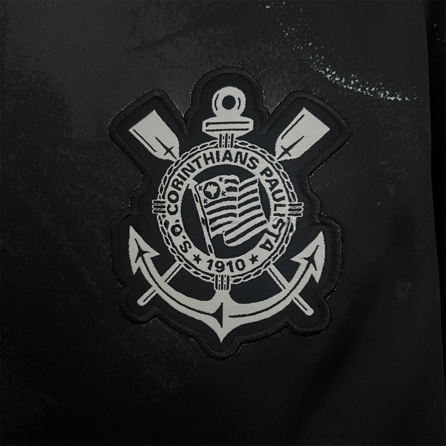 Corinthians 2025-26 Black Training Jersey - Fans Version - UnitedFutballJersey
