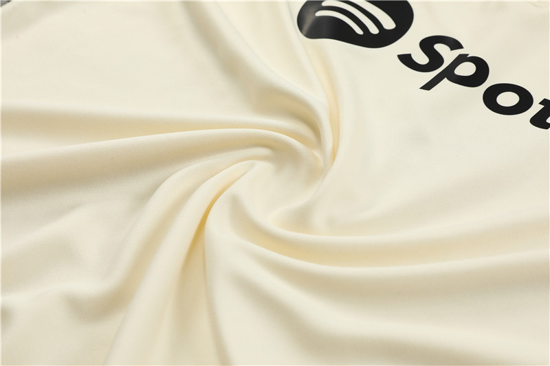 B.A.R.S.A 23-24 Kids Long Sleeve Training Set Beige White - UnitedFutballJersey
