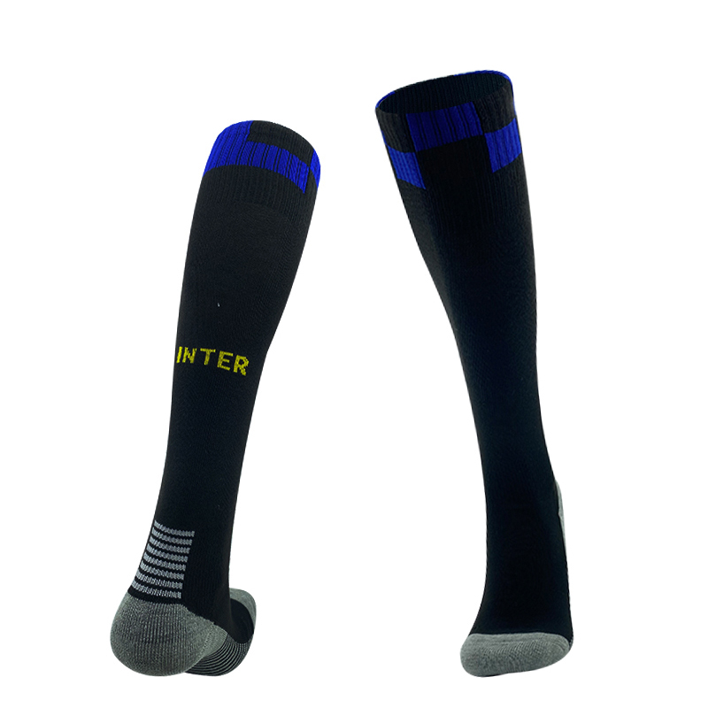 Inter Milan 23-24 Home Socks - Black - UnitedFutballJersey