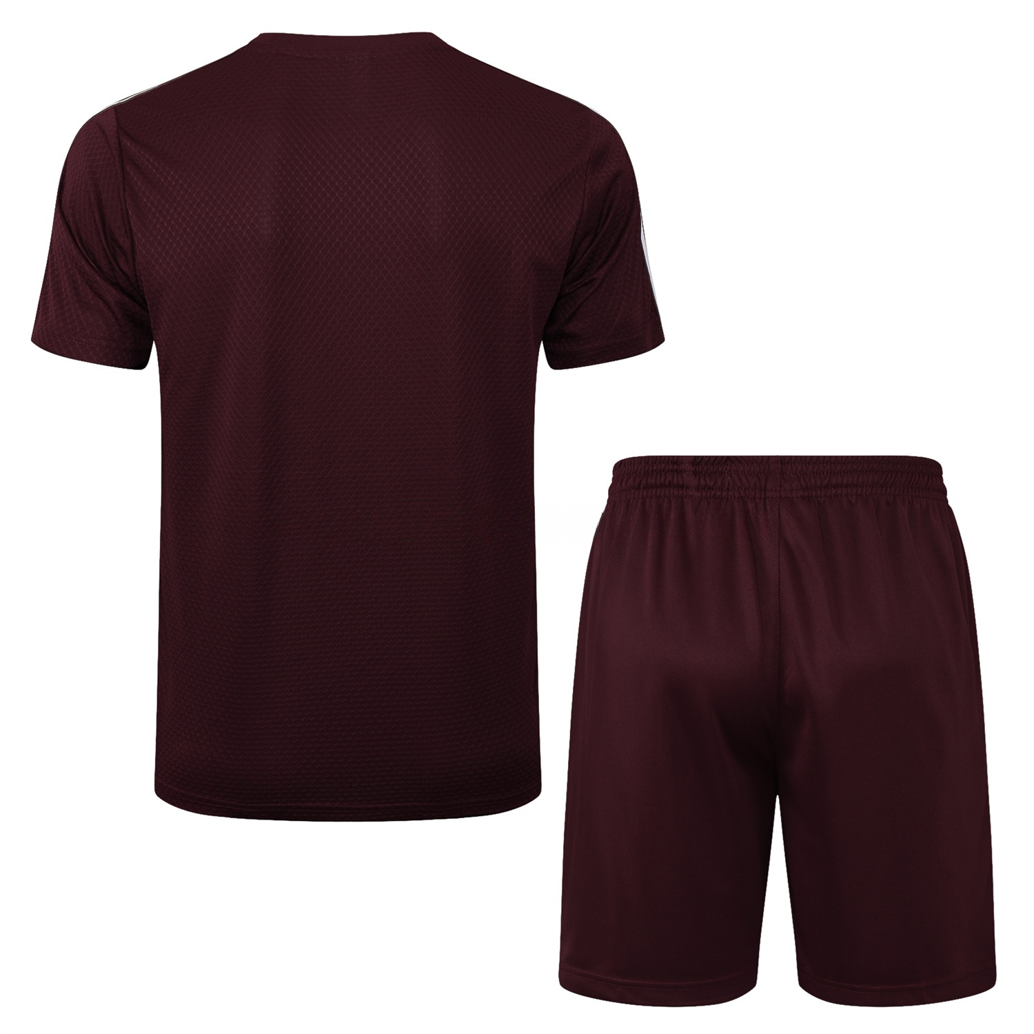 Ajax 25-26 Throwback Trefoil Short-Sleeve Training Set - Deep Red - UnitedFutballJersey