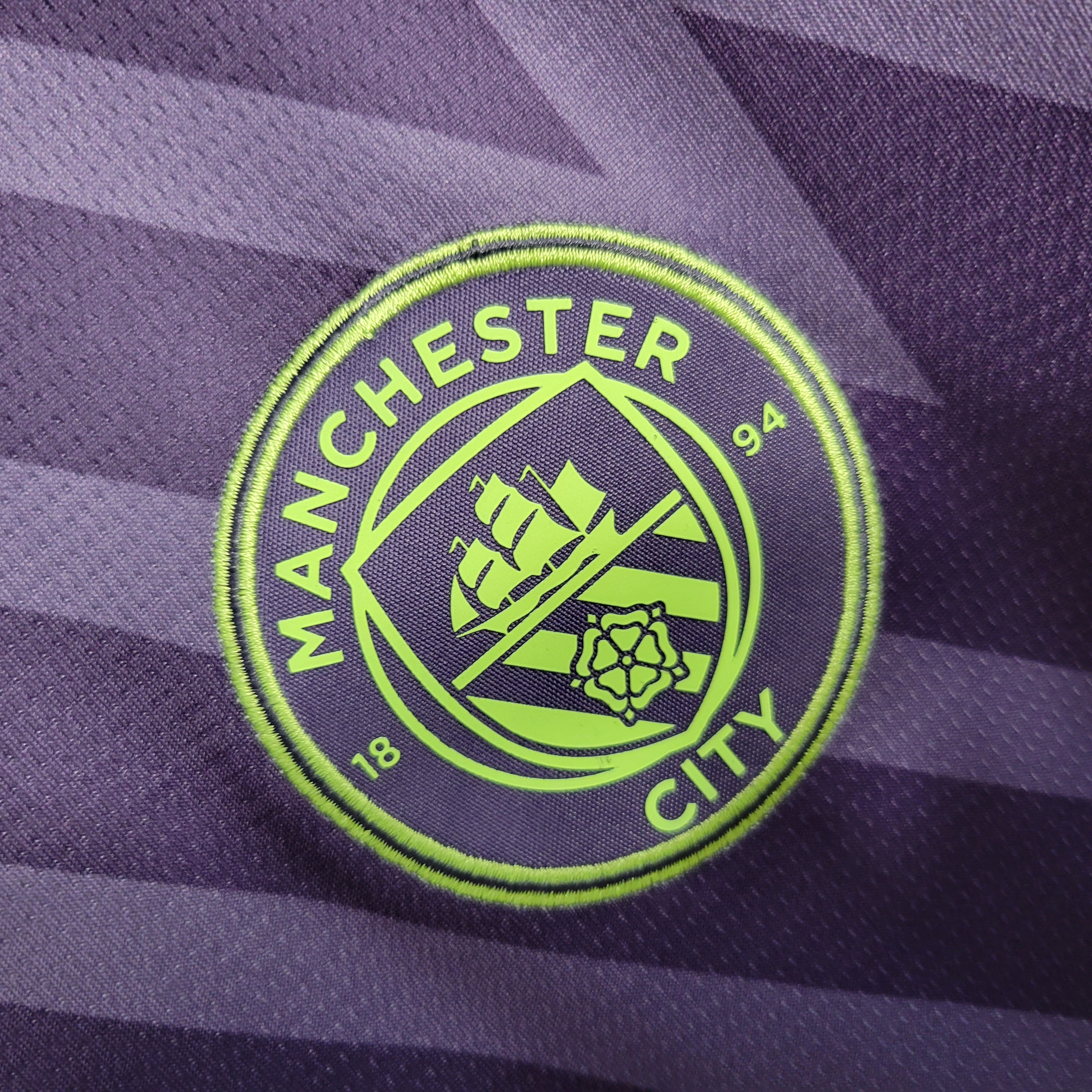 23-24 Manchester City Purple Goal Keeper Fans Jersey - UnitedFutballJersey