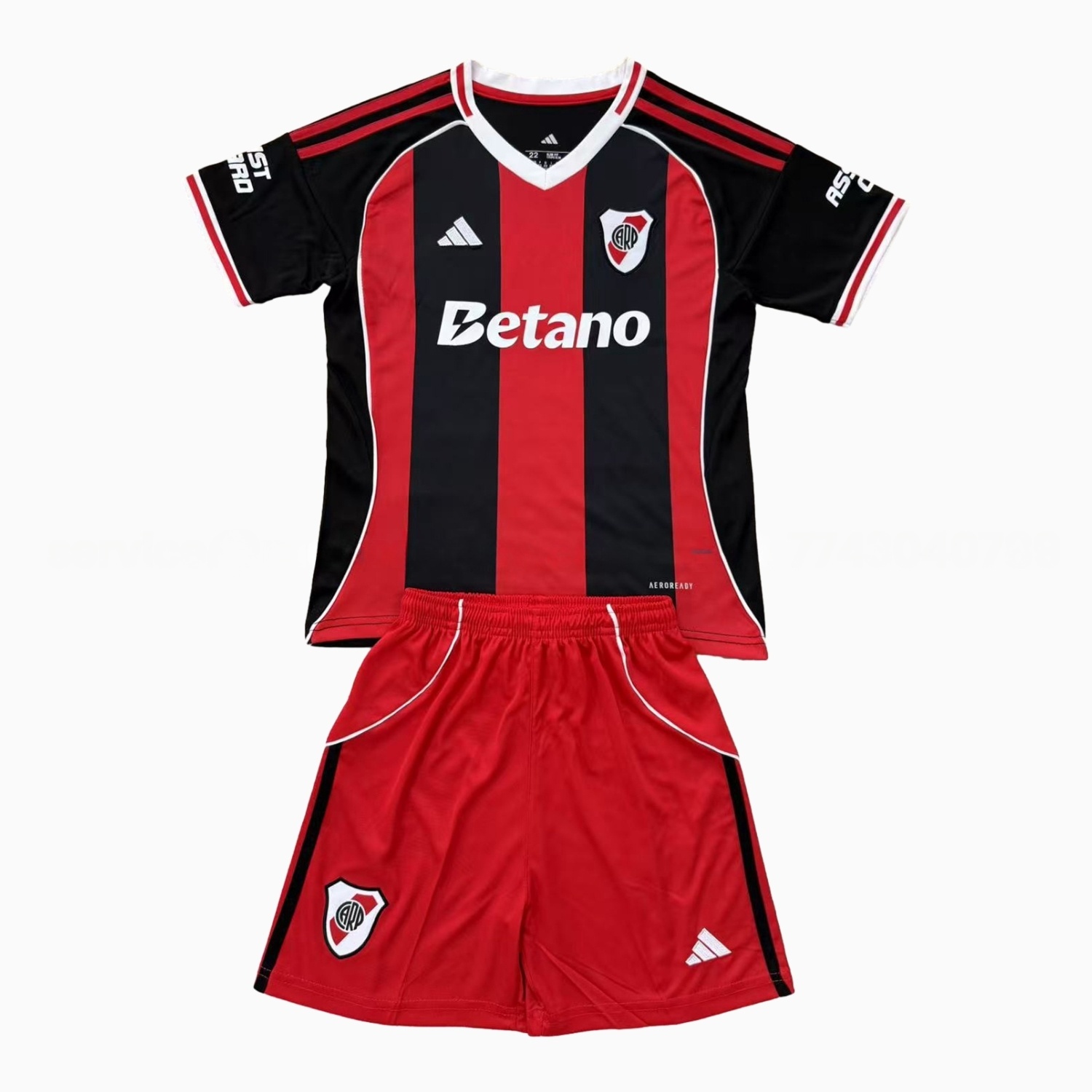 River Plate 25-26 Away Men's Adult Jersey Set - Fans Version - UnitedFutballJersey