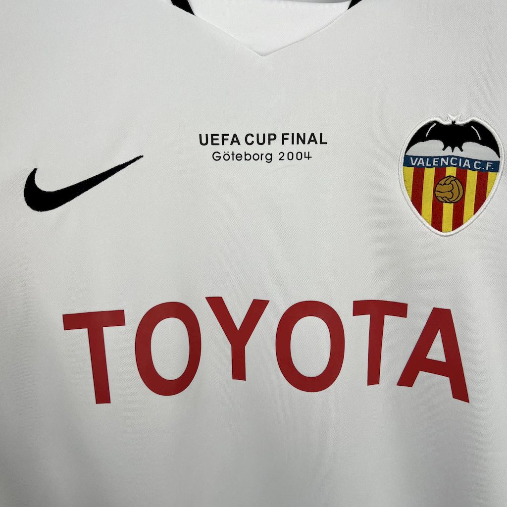 Retro Valencia 2003-04 UEFA Cup Final Home Jersey - UnitedFutballJersey
