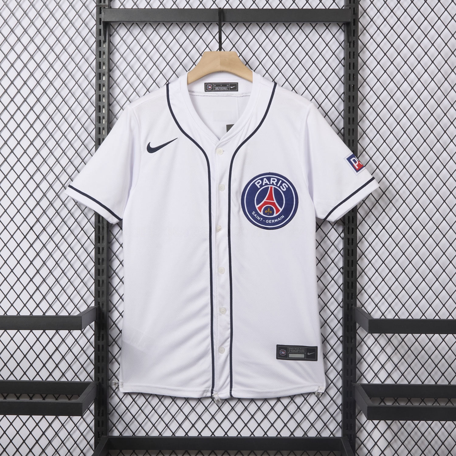 Paris Saint-Germain PSG 25-26 White Limited Baseball Jersey - UnitedFutballJersey