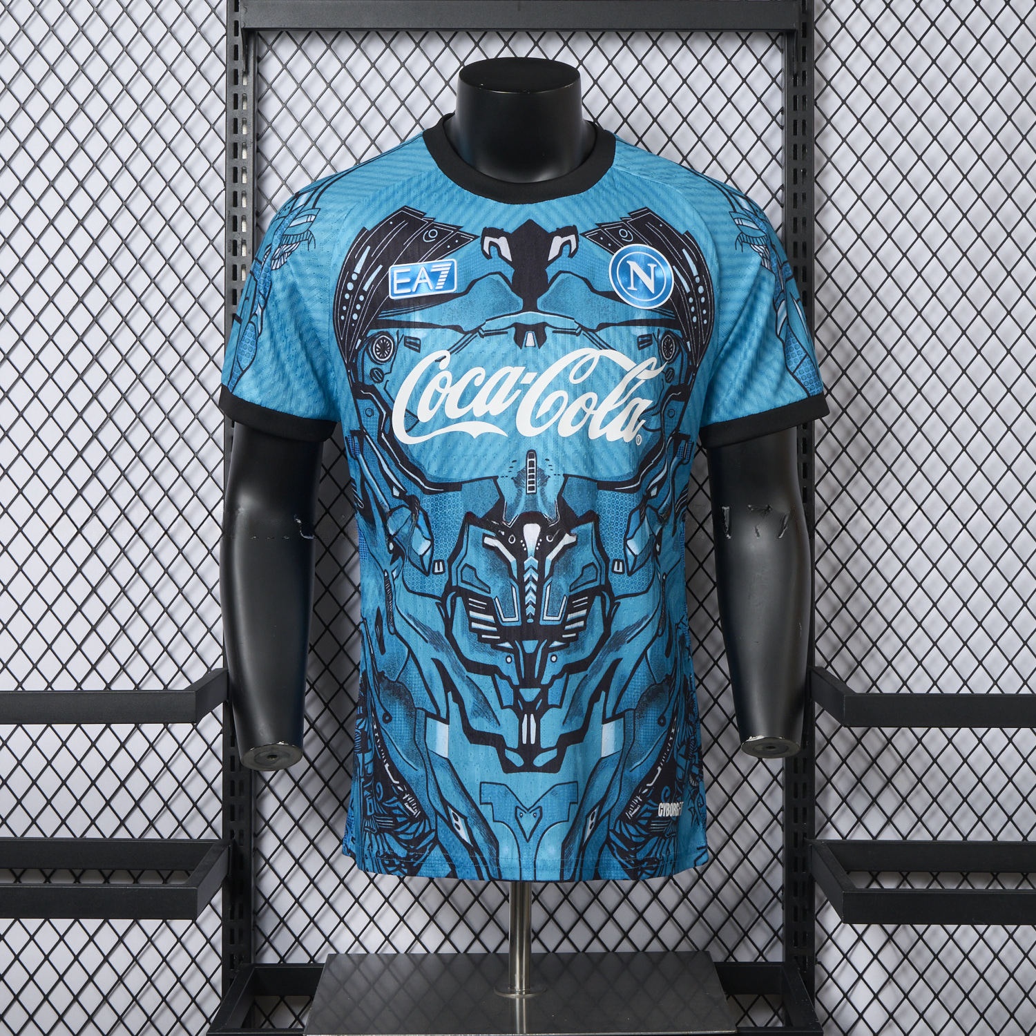 Napoli 25-26 Blue Mecha Training Jersey - Player Version - UnitedFutballJersey