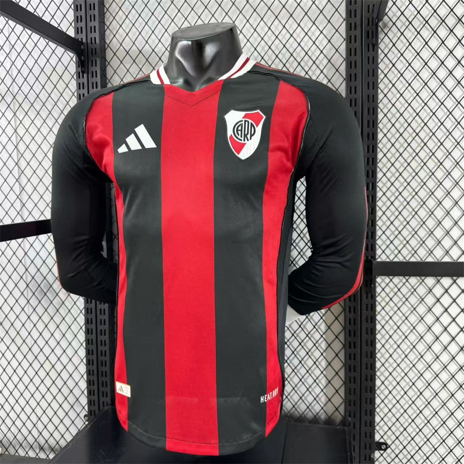 River Plate 25-26 Away Unsponsored Long Sleeves Jersey - Player Version - UnitedFutballJersey
