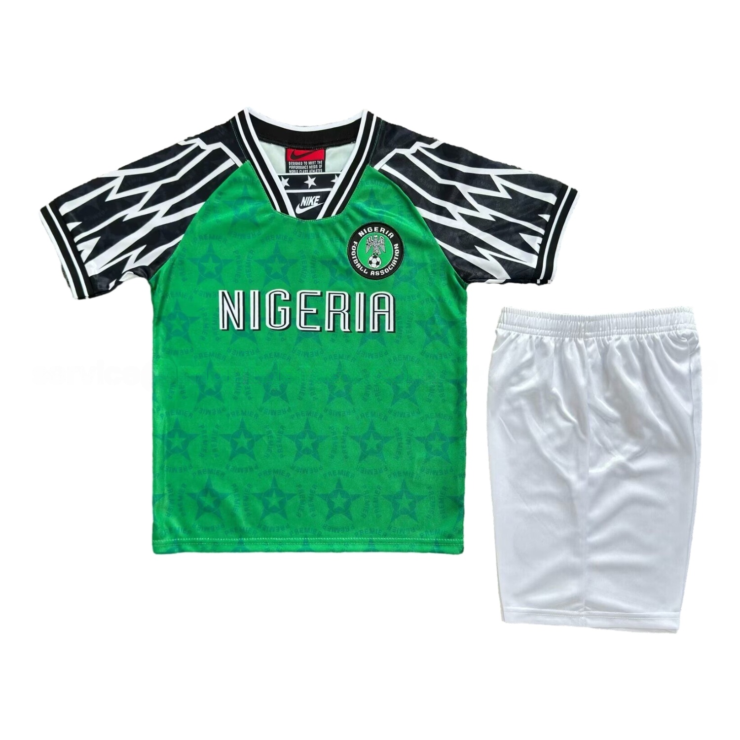 Retro Nigeria 1994-95 Home Kids Kit - UnitedFutballJersey