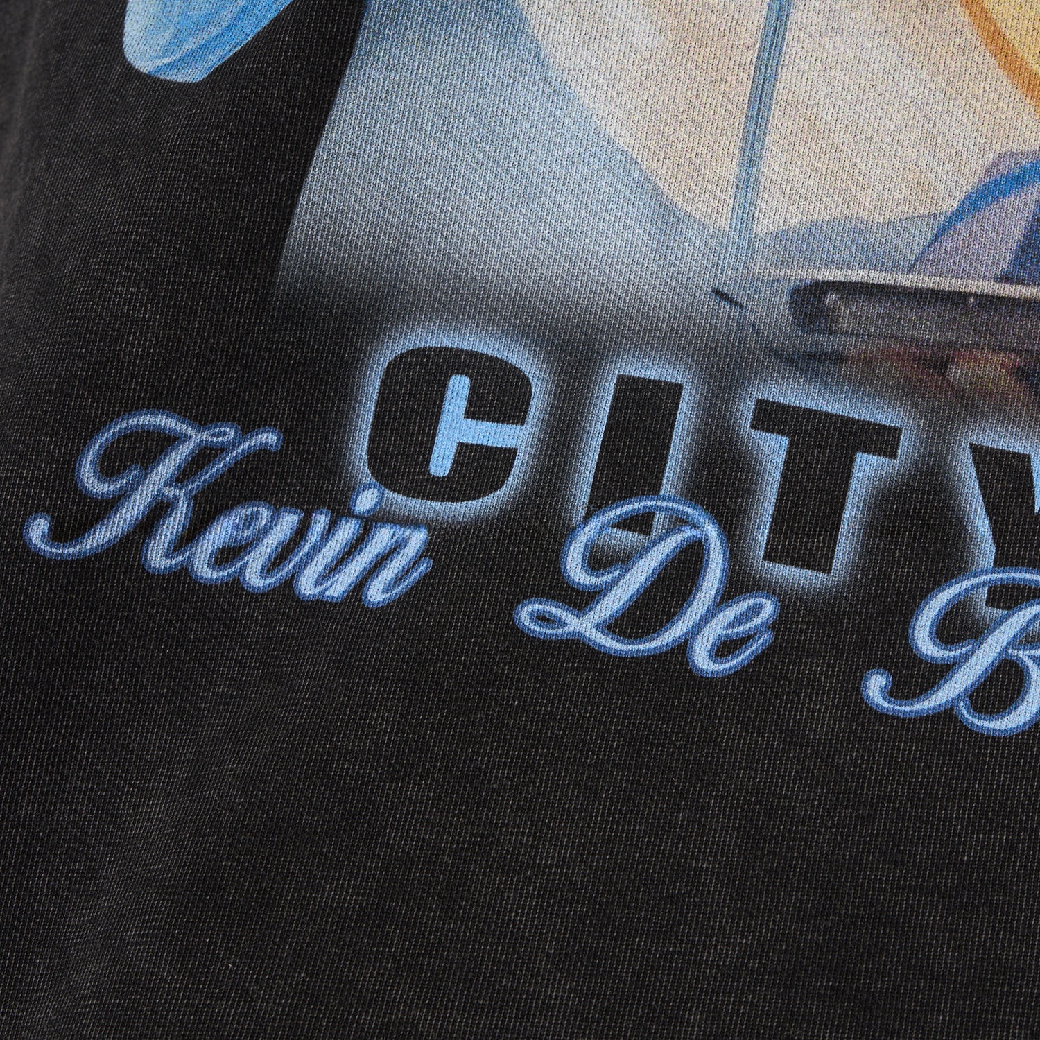 Manchester City Kevin De Bruyne Cooker Oversized Washed T-Shirt - UnitedFutballJersey