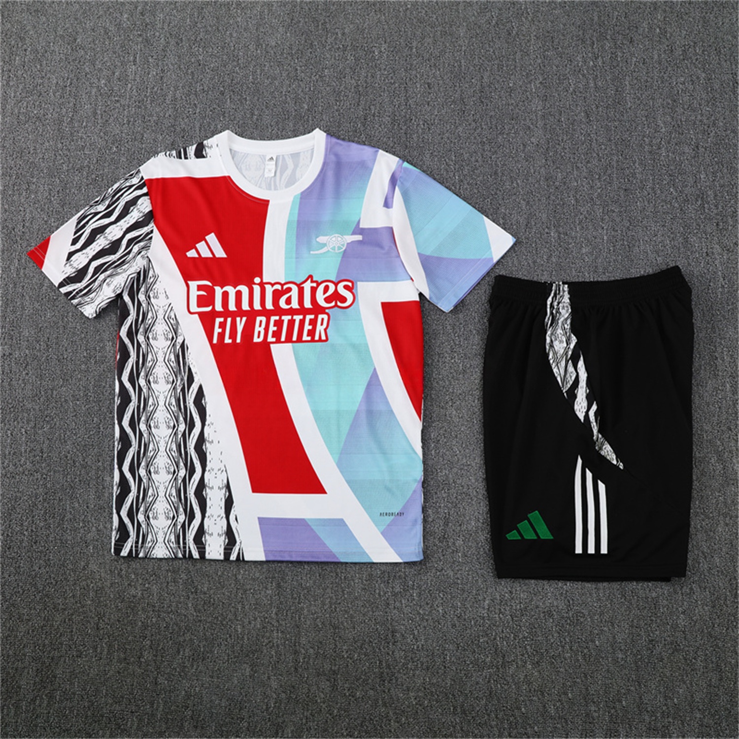Arsenal 24-25 Pre-Match Short-Sleeve Training Set - Camouflage - UnitedFutballJersey