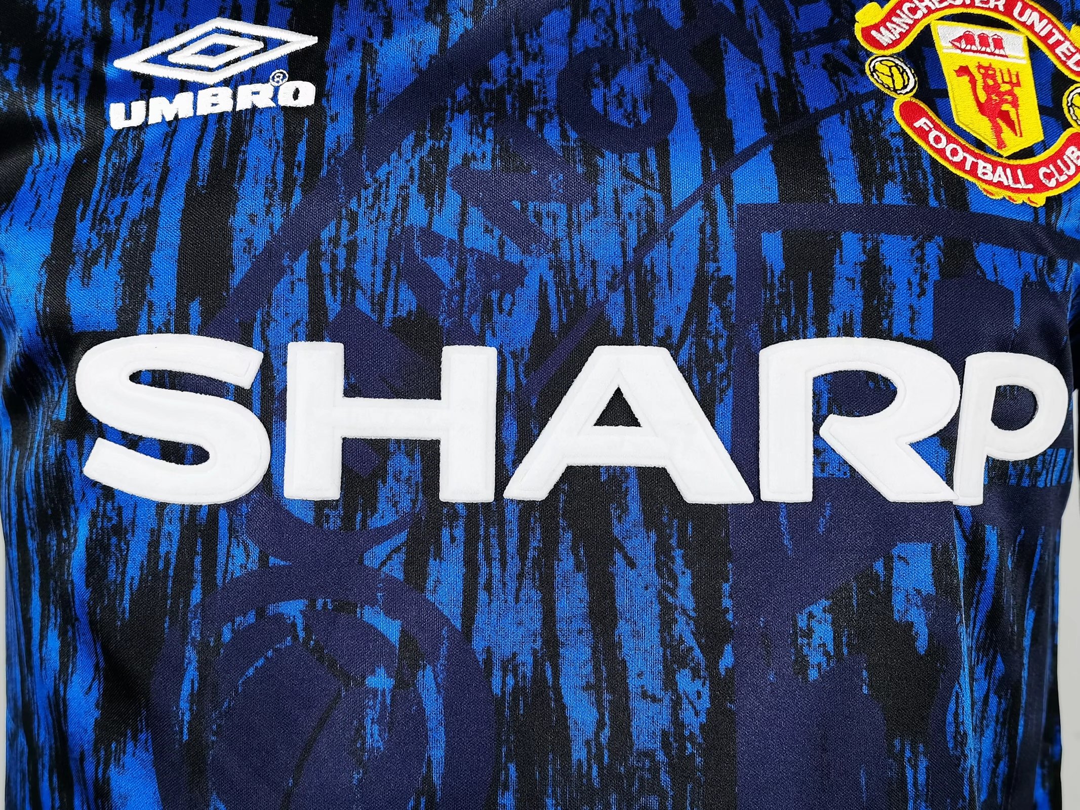 Retro Manchester United 92-94 Away Long Sleeve Jersey - UnitedFutballJersey