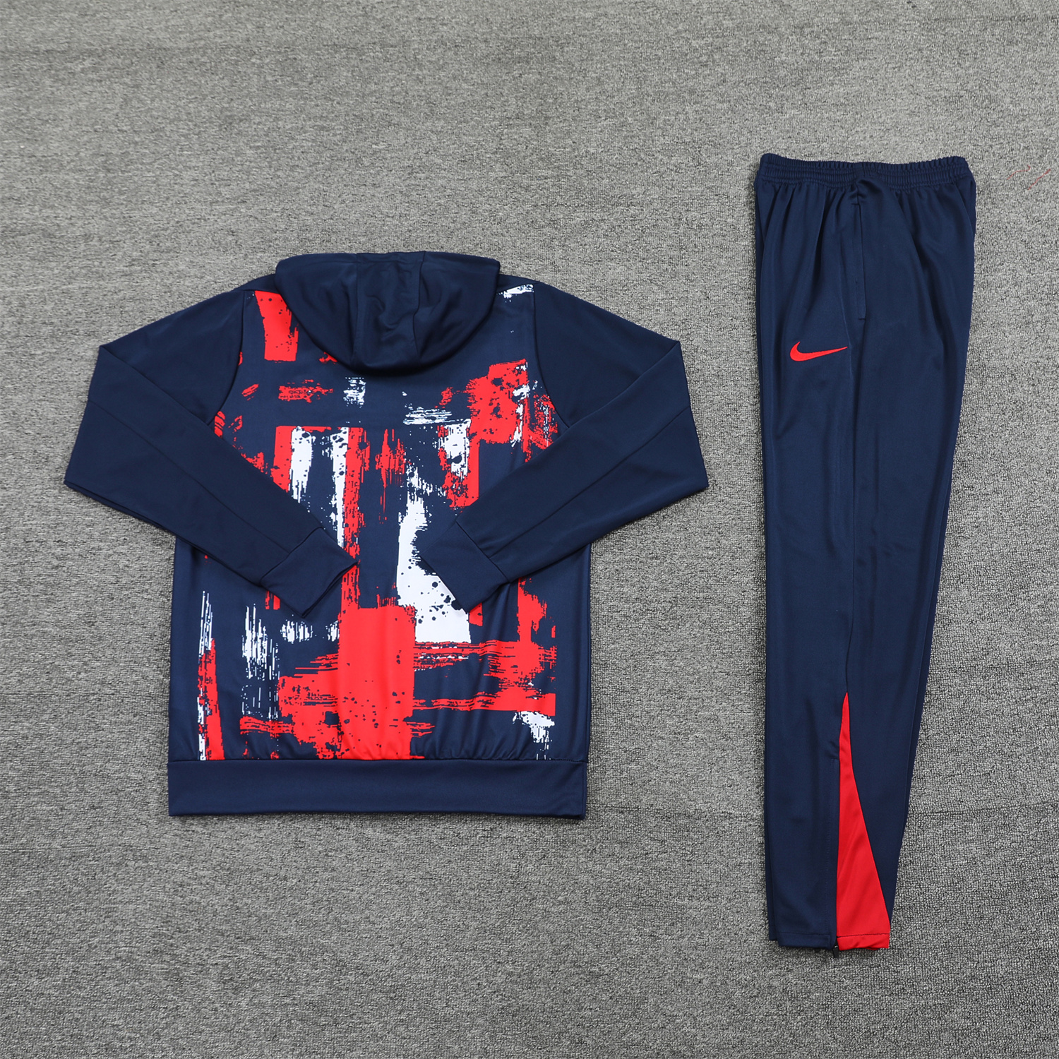 Paris Saint-Germain PSG 24-25 Training Hoodie Set - Royal Blue Hoodie and Pants - UnitedFutballJersey