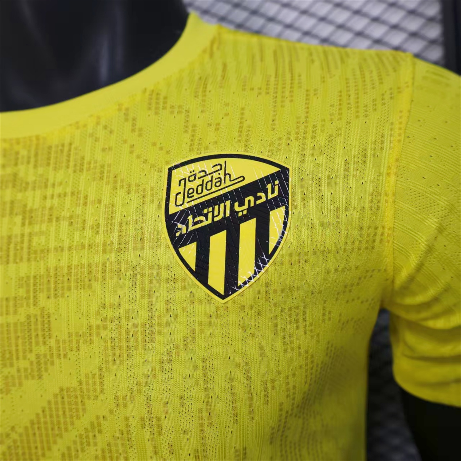 Al Ittihad Jeddah United 24-25 Pre-Match Yellow Jersey - Player Version - UnitedFutballJersey