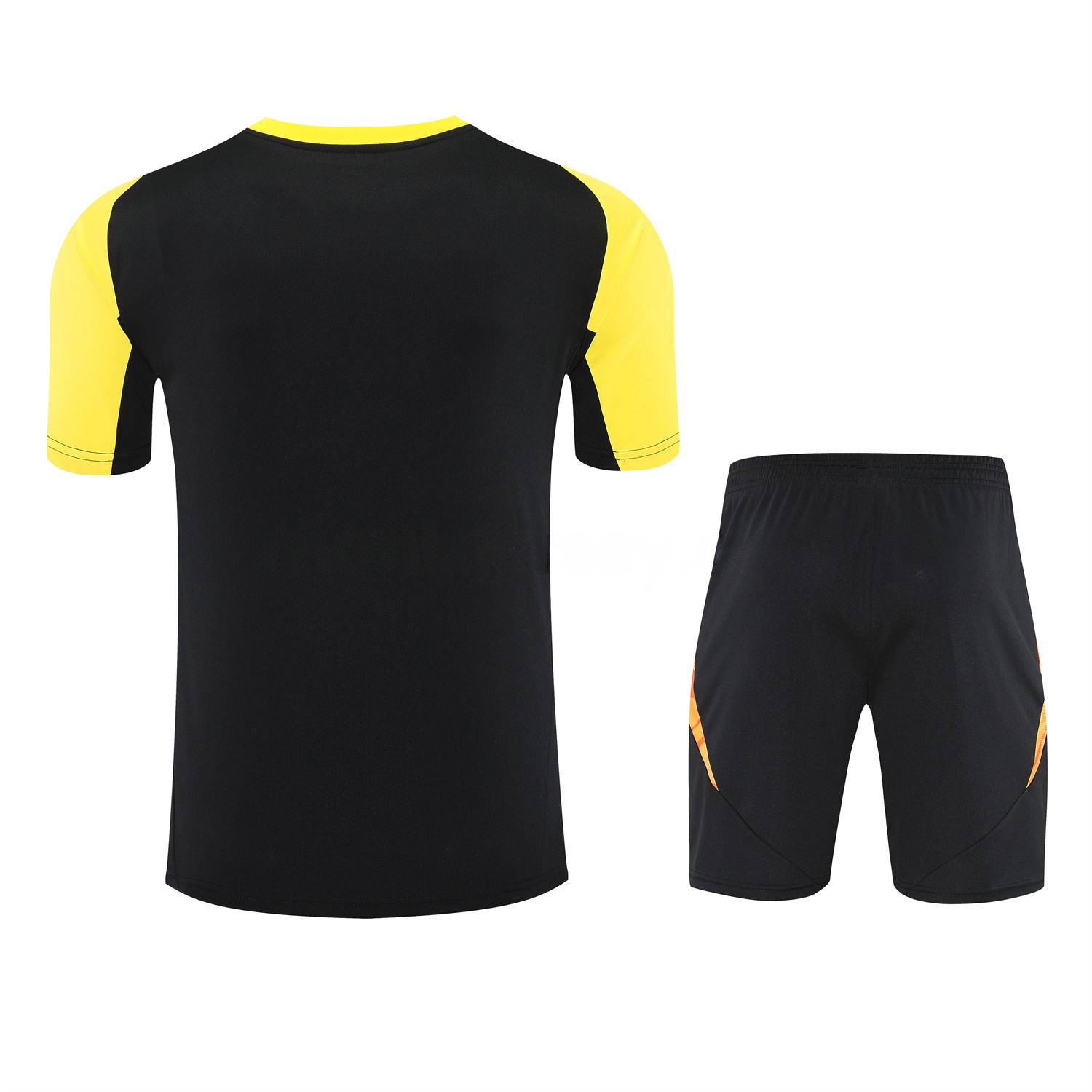 Atletico Mineiro 25-26 Short-Sleeve Kids Training Set - Black Top With Black Shorts - UnitedFutballJersey
