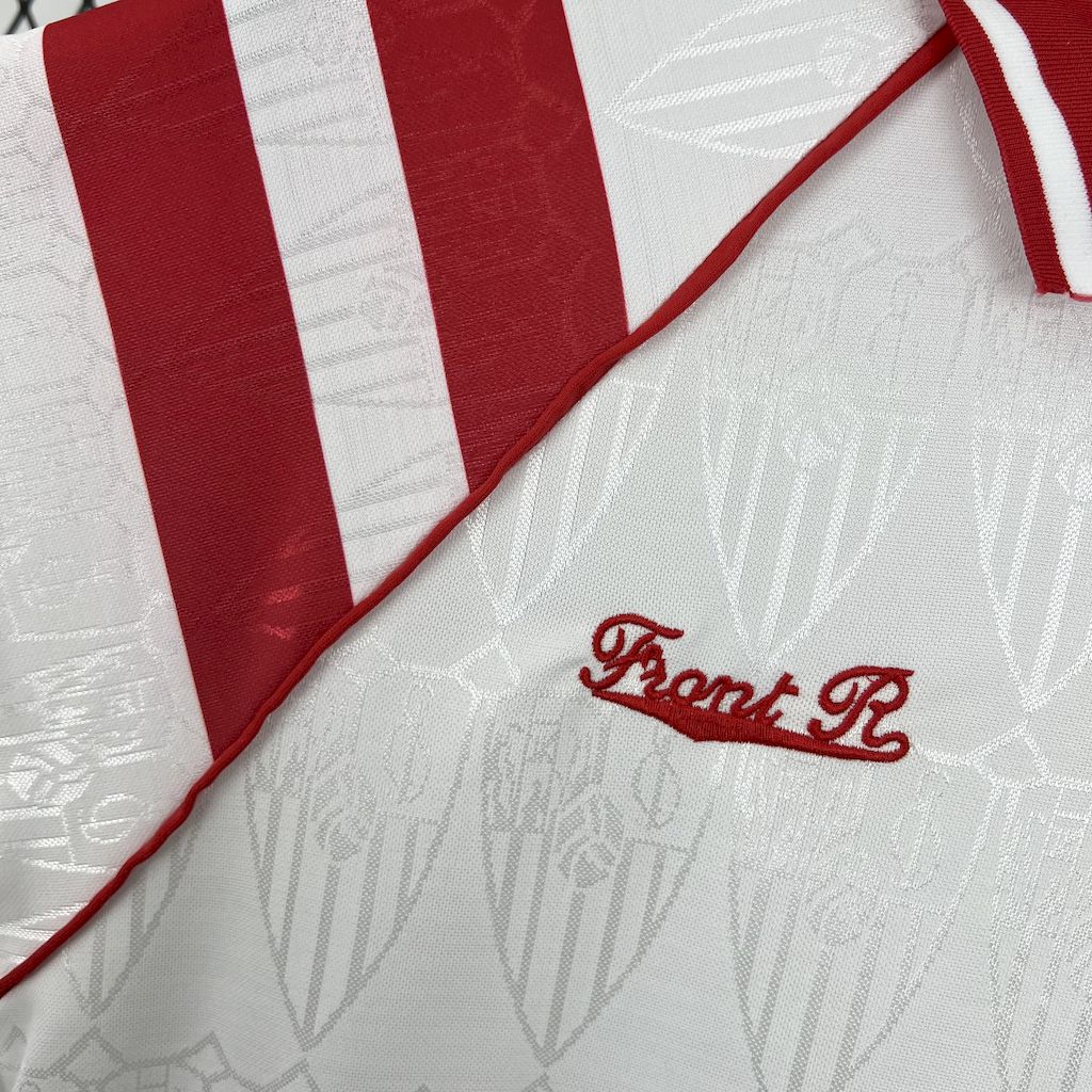 Retro Sevilla FC 1992-93 Home Jersey with Chest Sponsor - UnitedFutballJersey