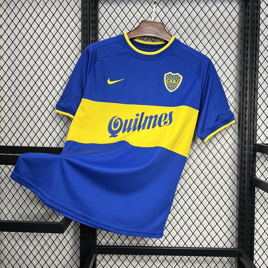 Retro Boca Juniors 2000-01 Home Jersey - UnitedFutballJersey