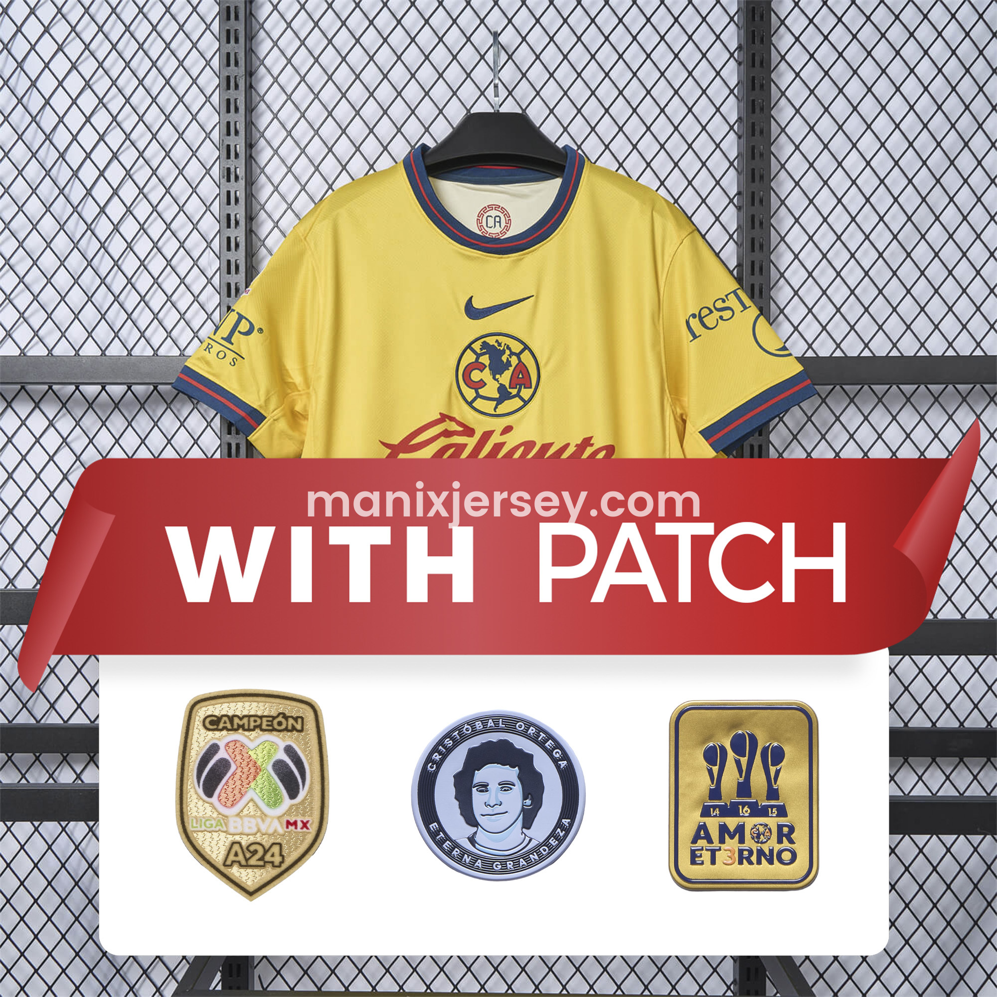 Club América 24-25 Home Jersey - Fans Version - UnitedFutballJersey