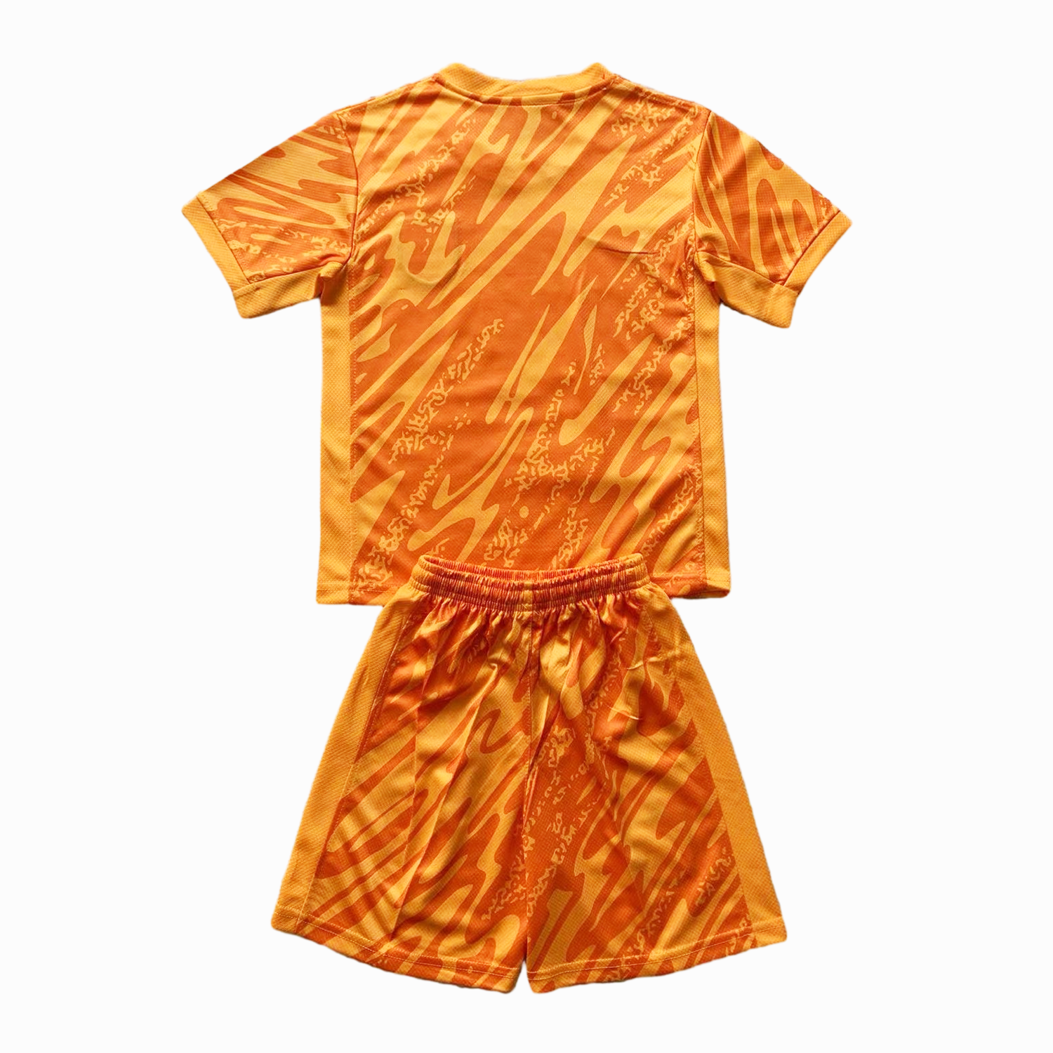 England 2024 Goalkeeper Kids Kit - Orange - UnitedFutballJersey