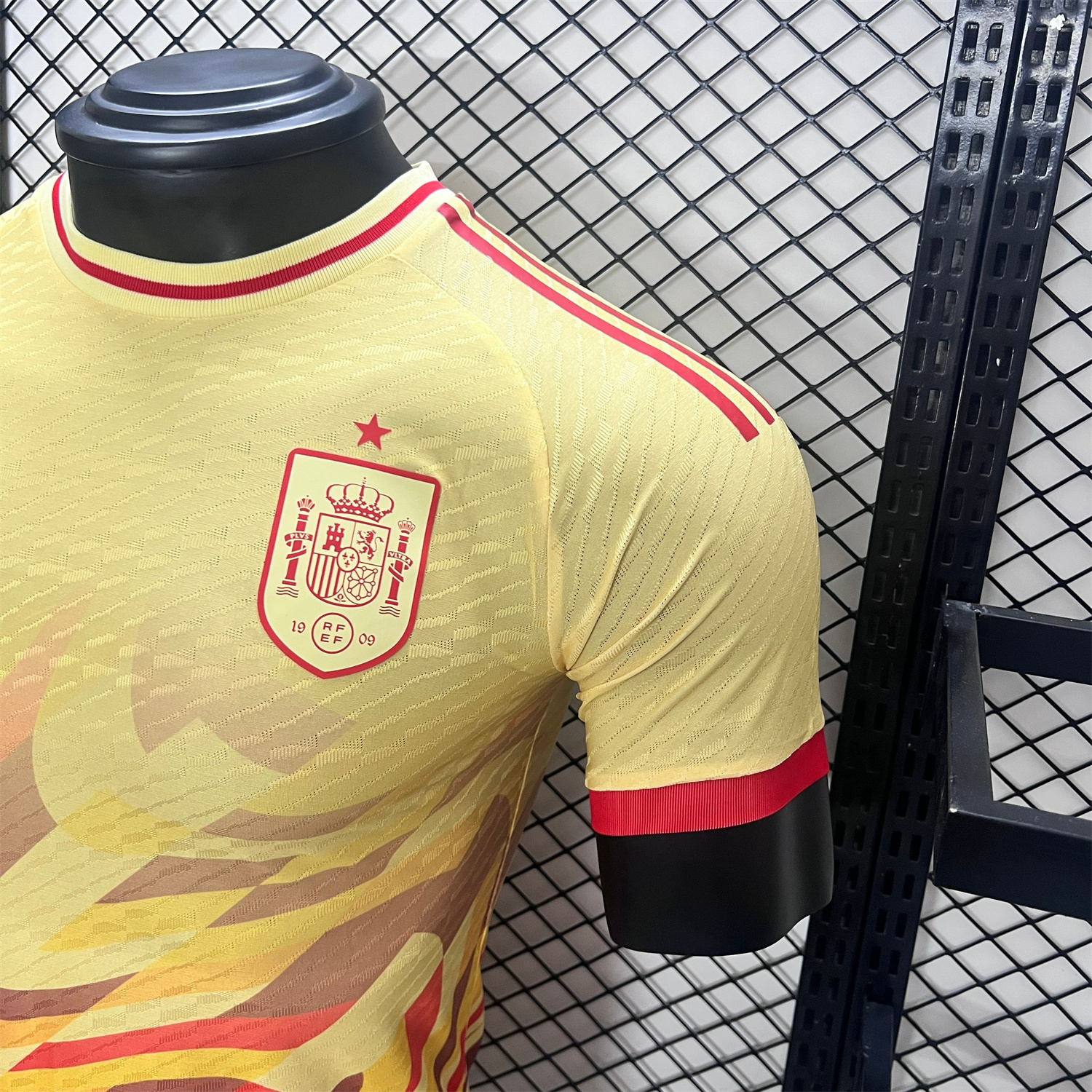 Spain 2024 Yellow Special Edition Jersey - Player Version - UnitedFutballJersey