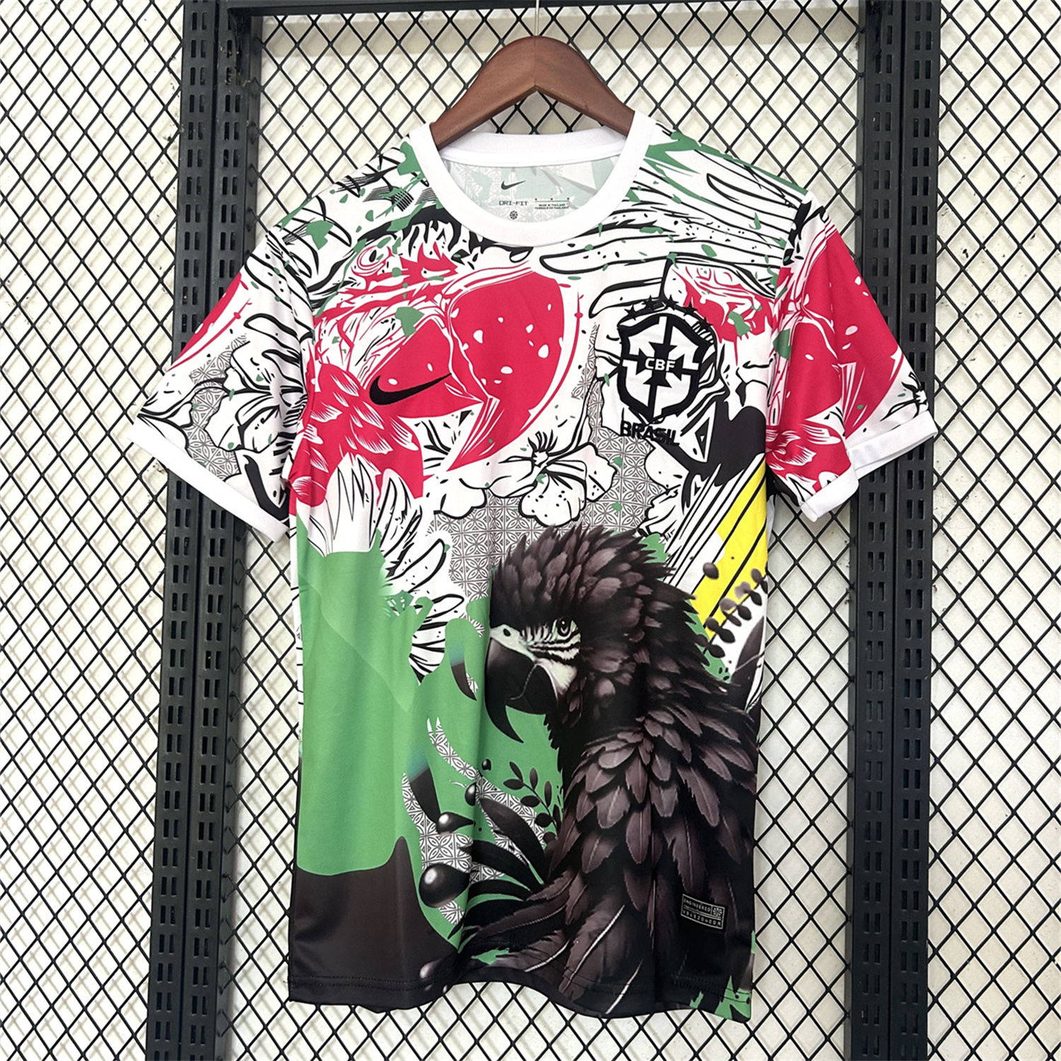 Brazil 2025 Black Macaw Special Jersey - Fans Version - UnitedFutballJersey