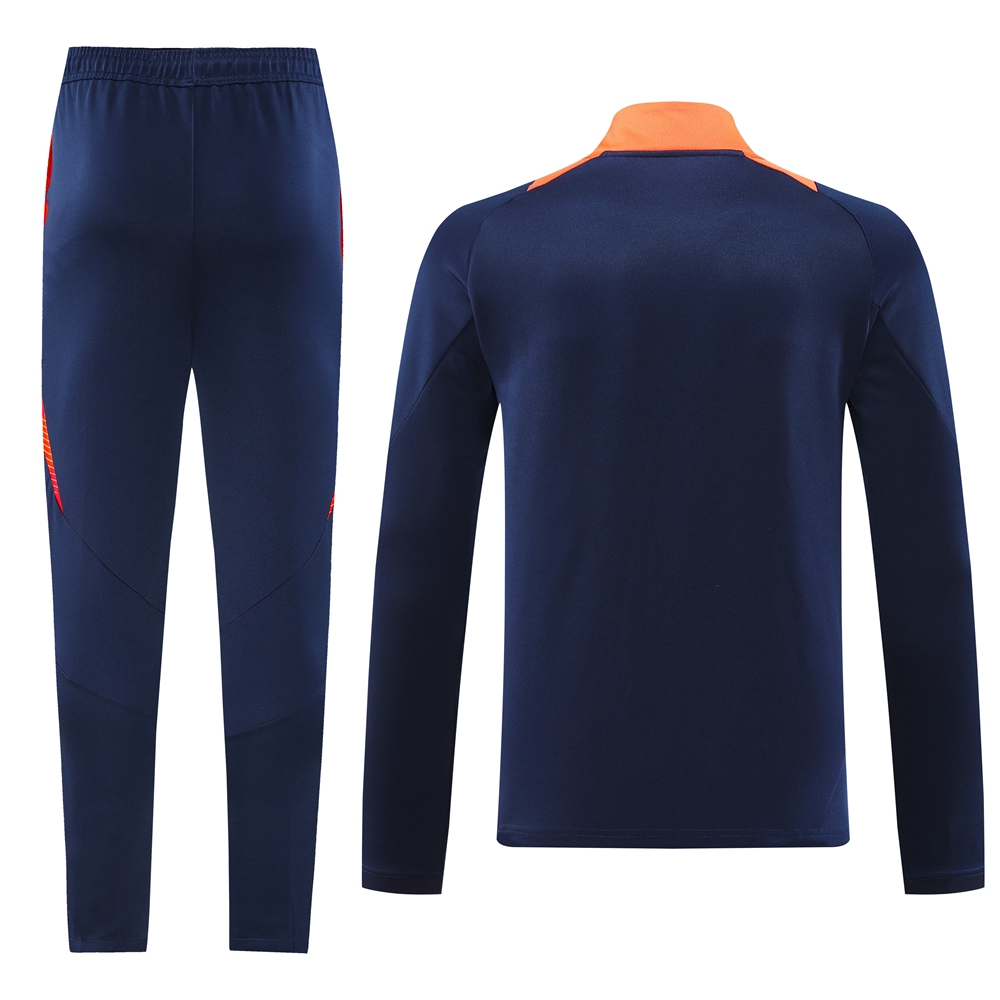 Manchester United 24-25 Jacket Training Tracksuit - Royal Blue - UnitedFutballJersey