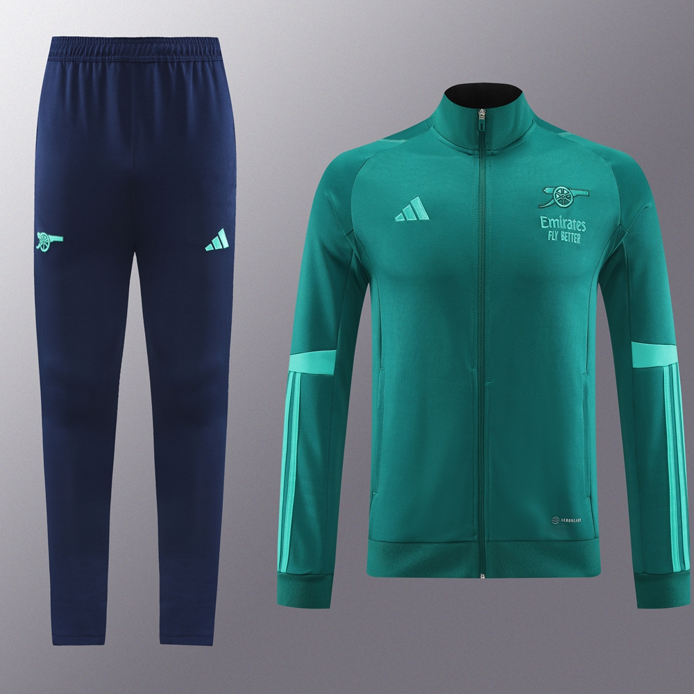 Arsenal 23-24 Jacket Training Tracksuit - Green - UnitedFutballJersey