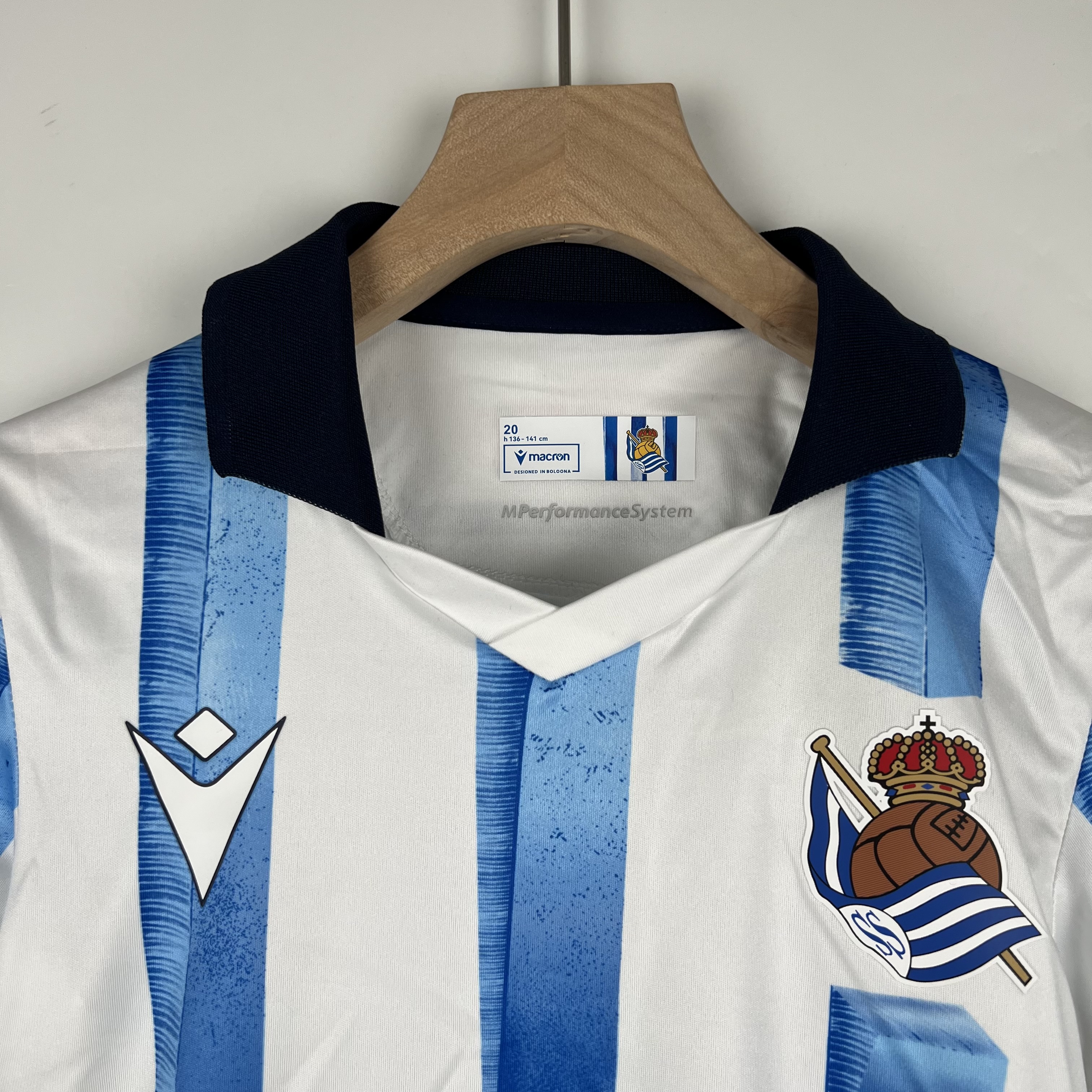Real Sociedad 23-24 Home Stadium Kids Kit - UnitedFutballJersey