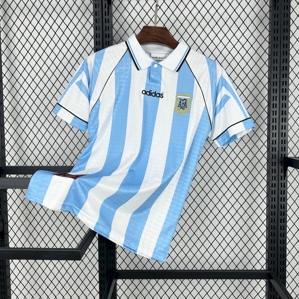 Retro Argentina 1996 Home Jersey - UnitedFutballJersey
