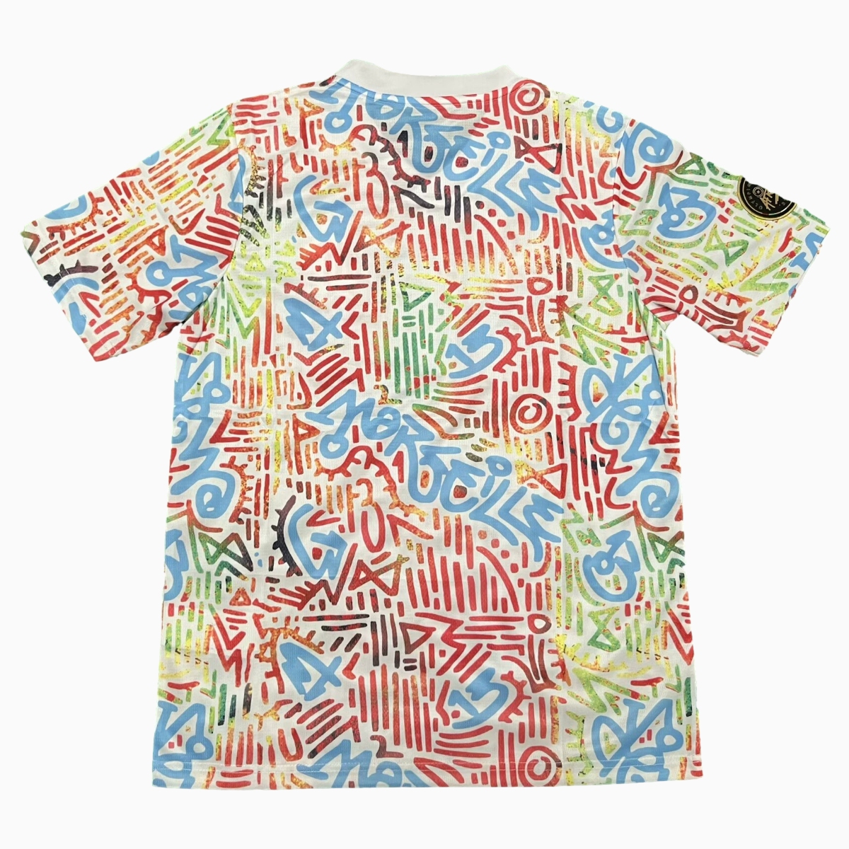 Marseille 24-25 Color Graffiti Pre-match Training Jersey - Fans Version - UnitedFutballJersey