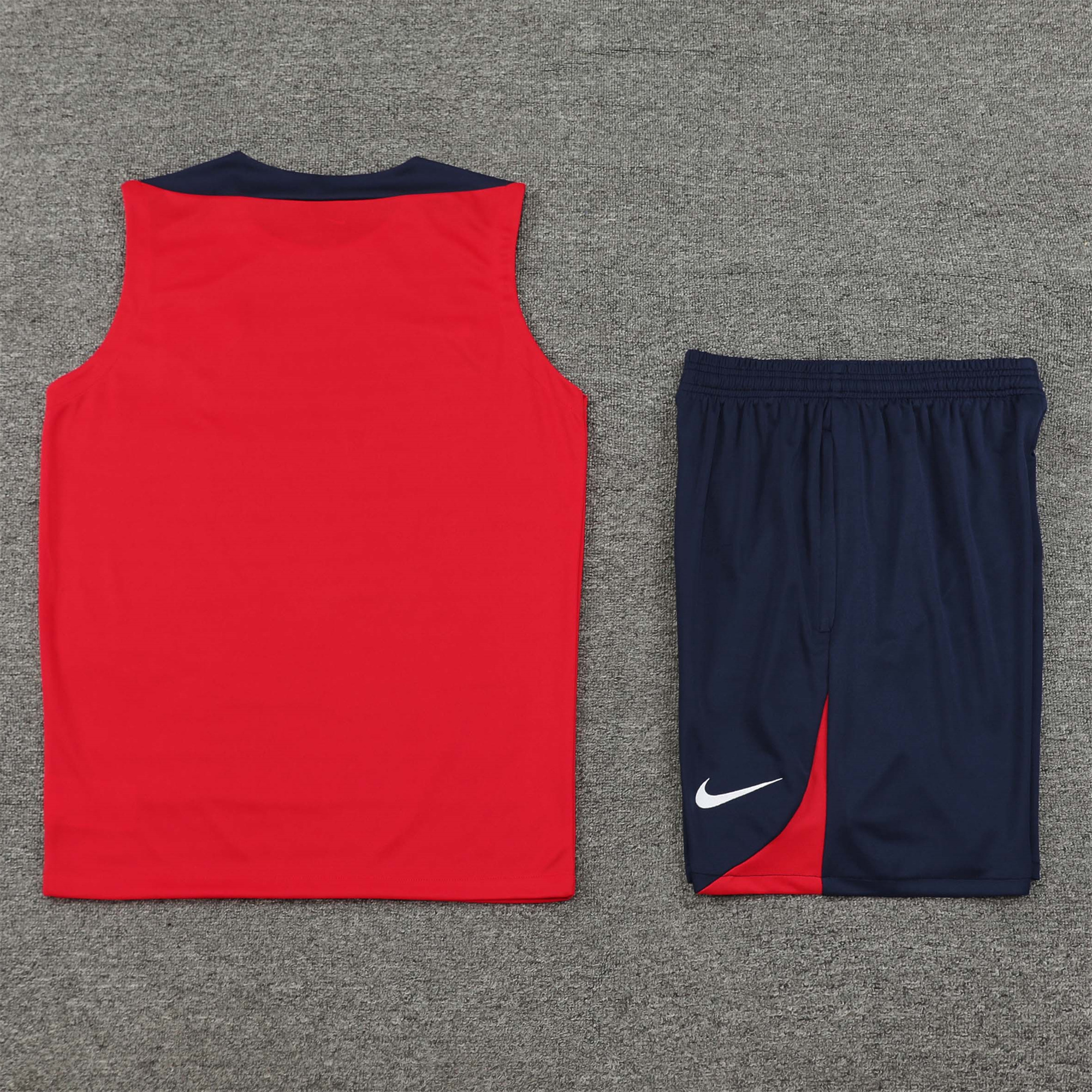 Atletico Madrid 24-25 Vest Training Set - Red - UnitedFutballJersey