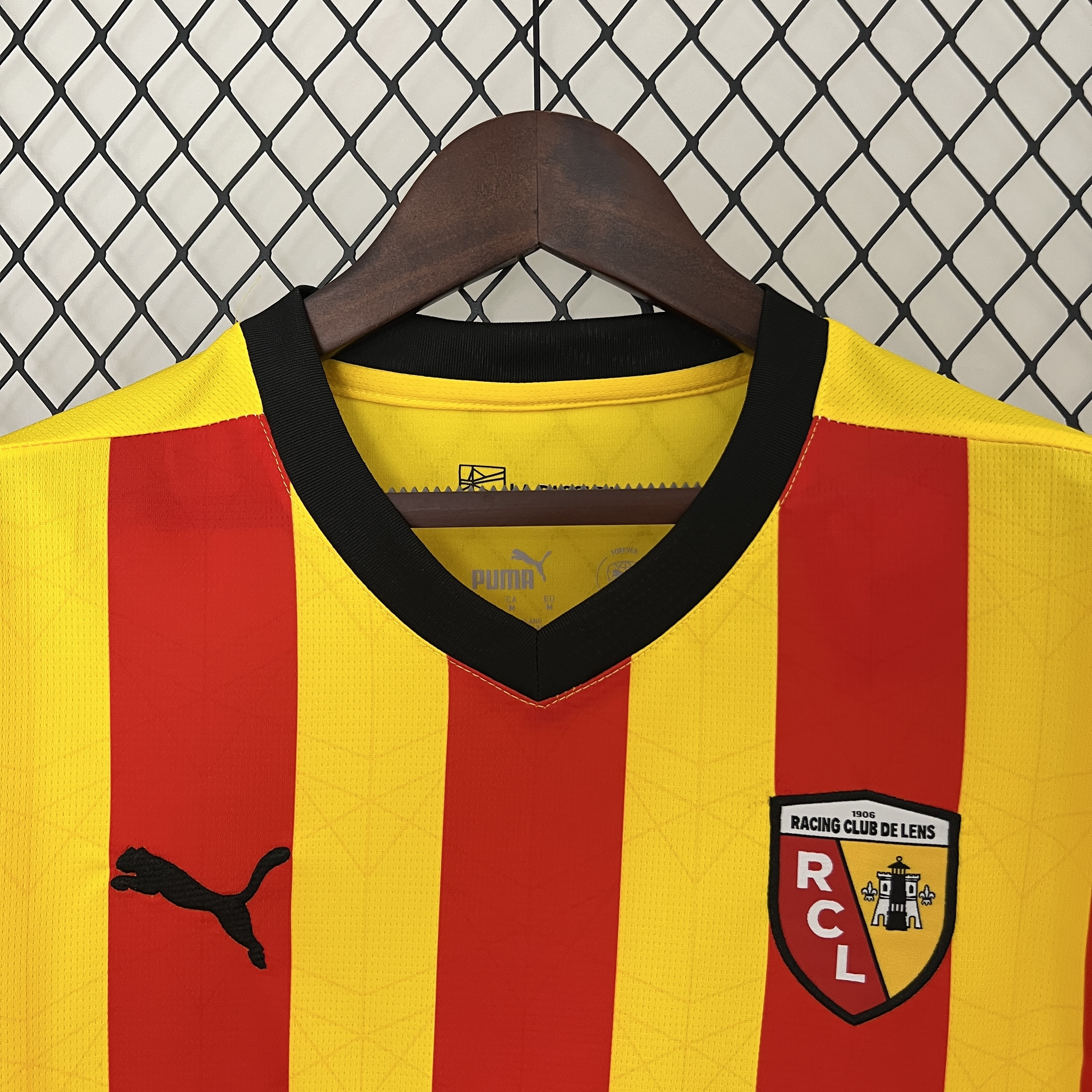 RC Lens 24-25 Home Stadium Jersey - Fans Version - UnitedFutballJersey