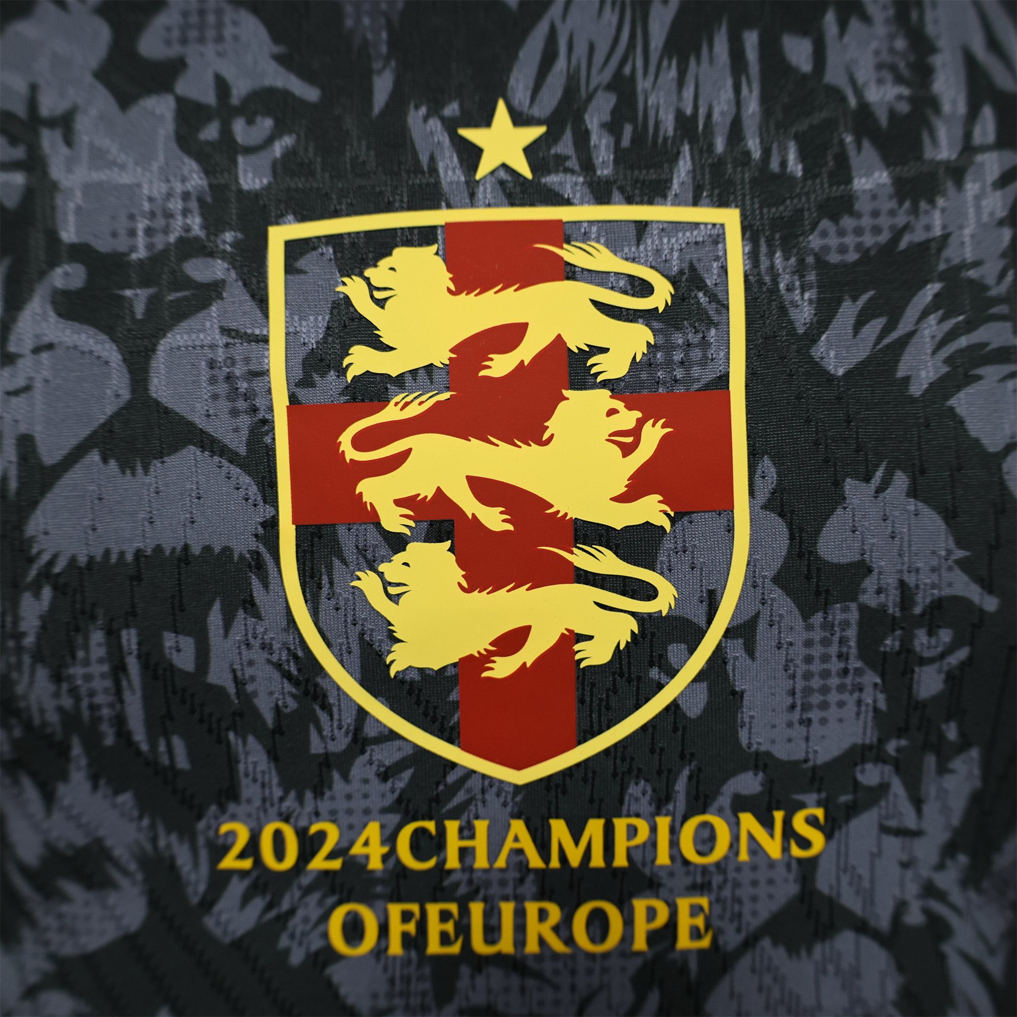 England 2024 Black The Lions Special Edition Jersey - Player Version - UnitedFutballJersey