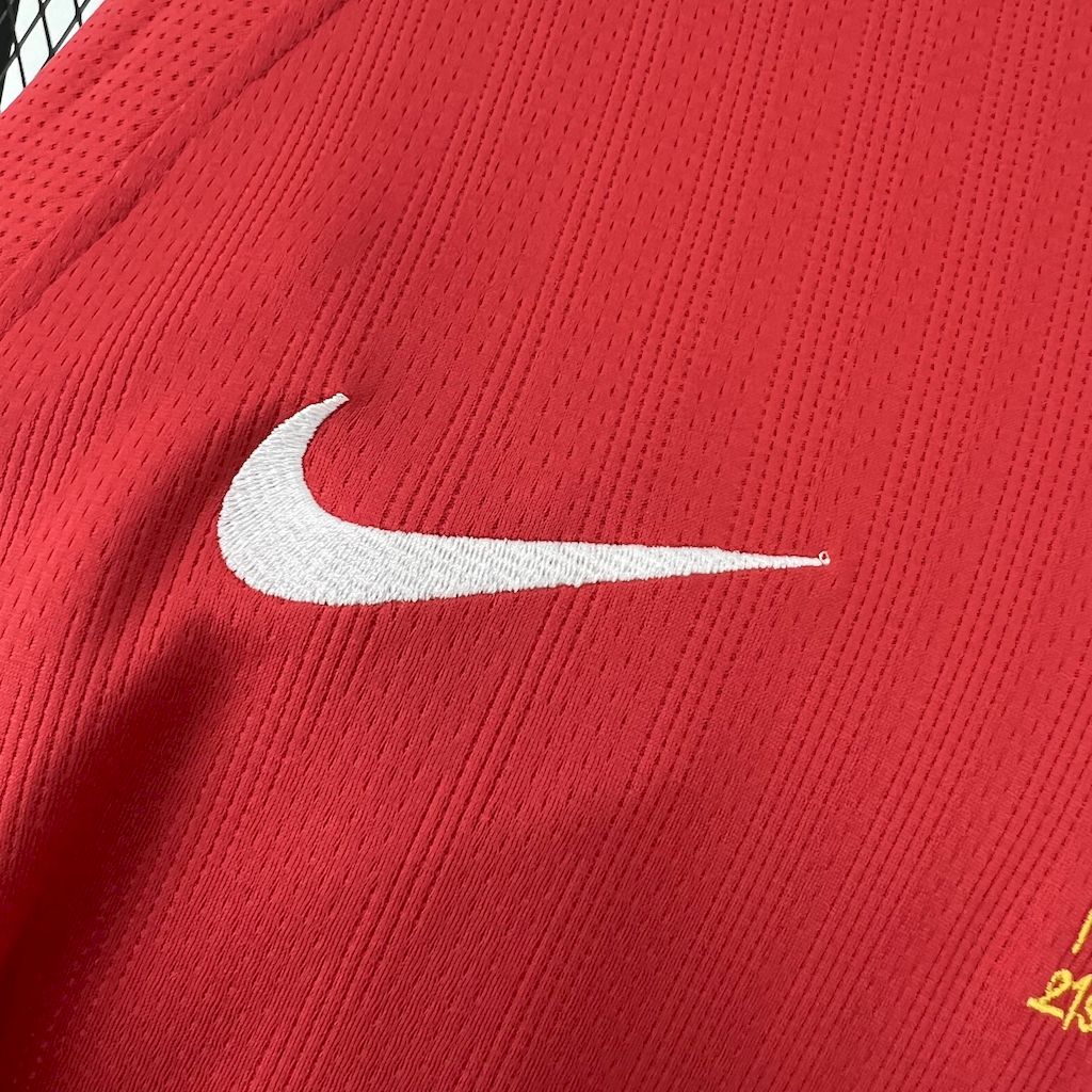 Retro Manchester United 07-08 Champions League Final Home Long Sleeve Jersey - UnitedFutballJersey