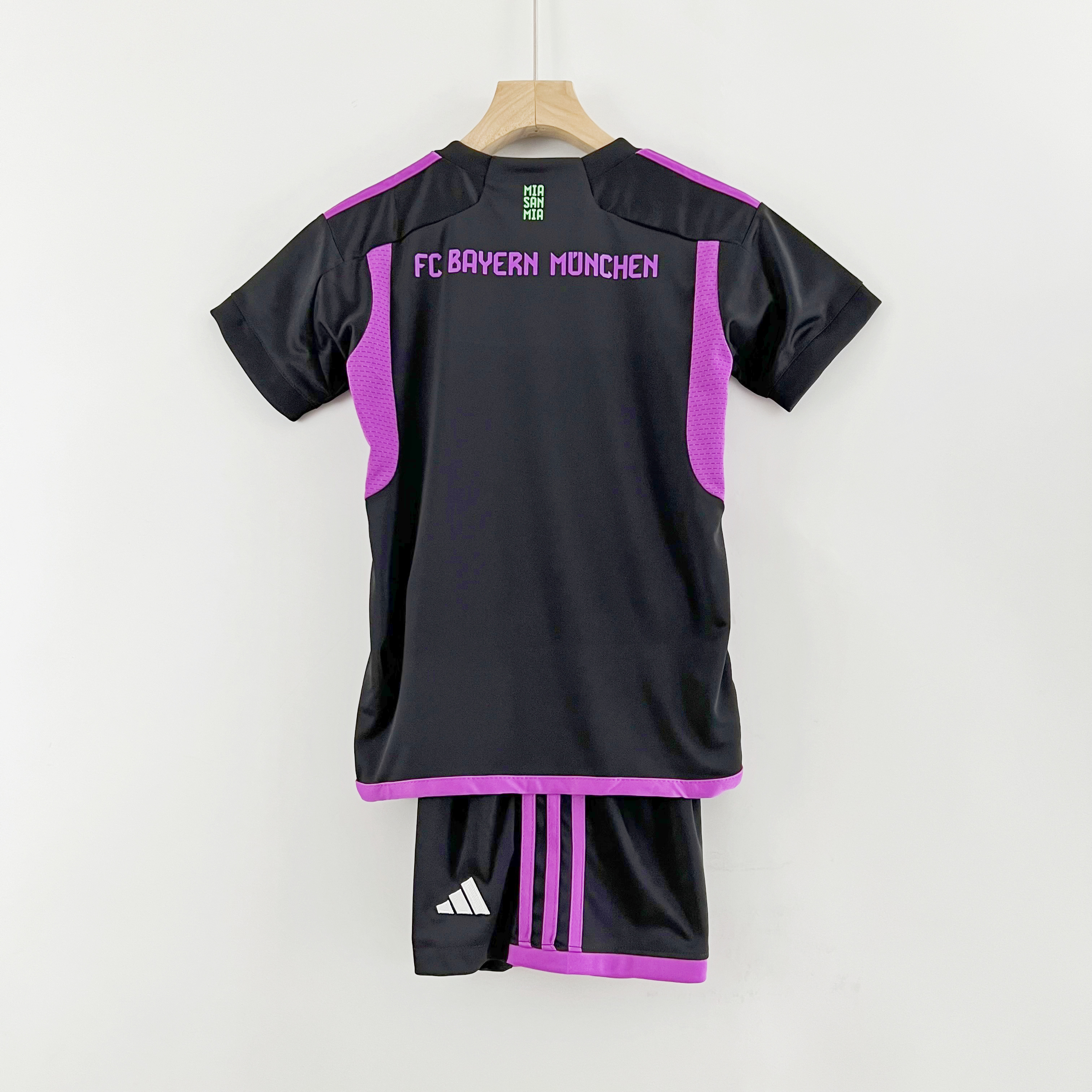 Bayern Munich 23-24 Away Kids kit - UnitedFutballJersey